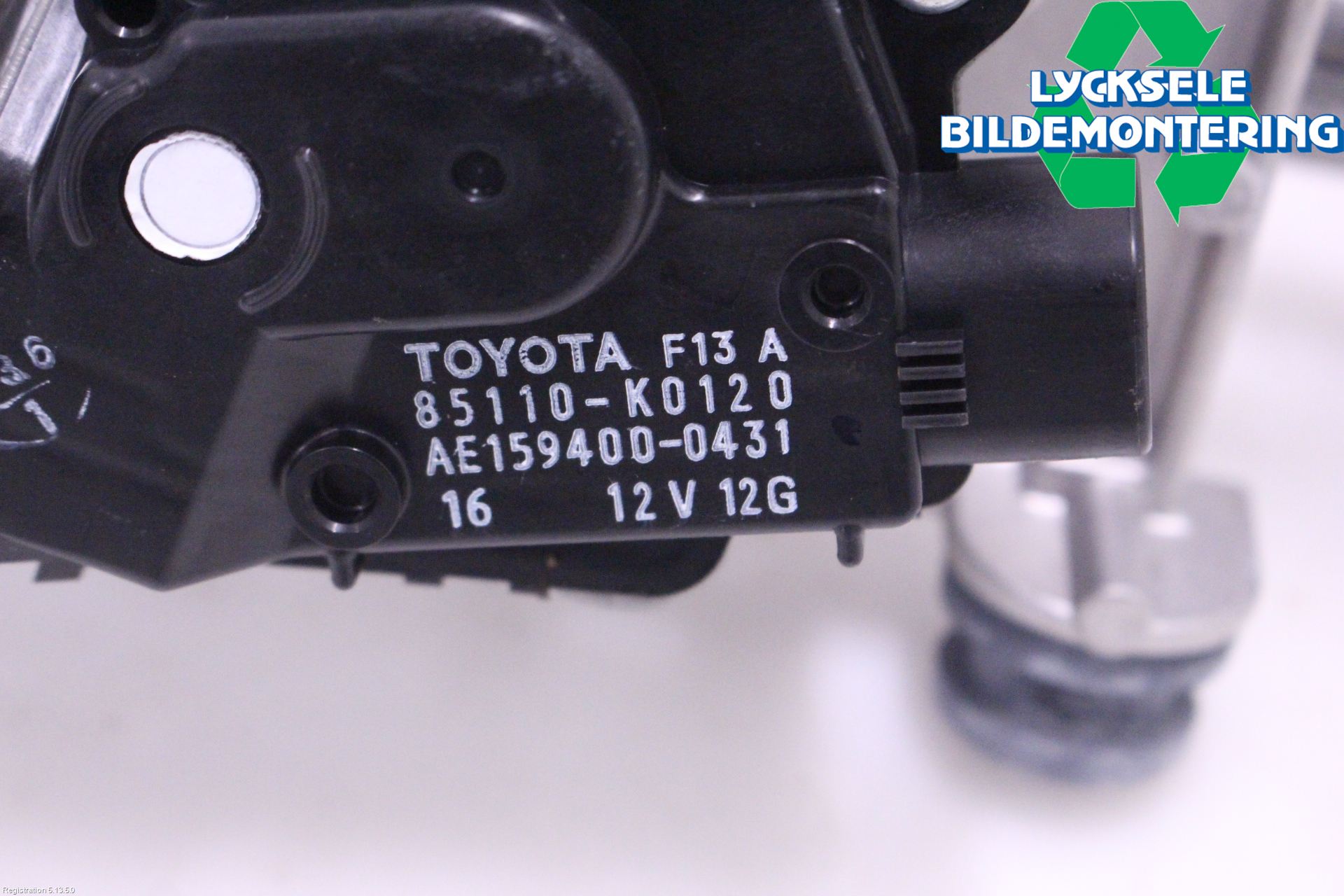 Toyota YARIS CROSS XP21 21- Torkarmekanism Vindruta