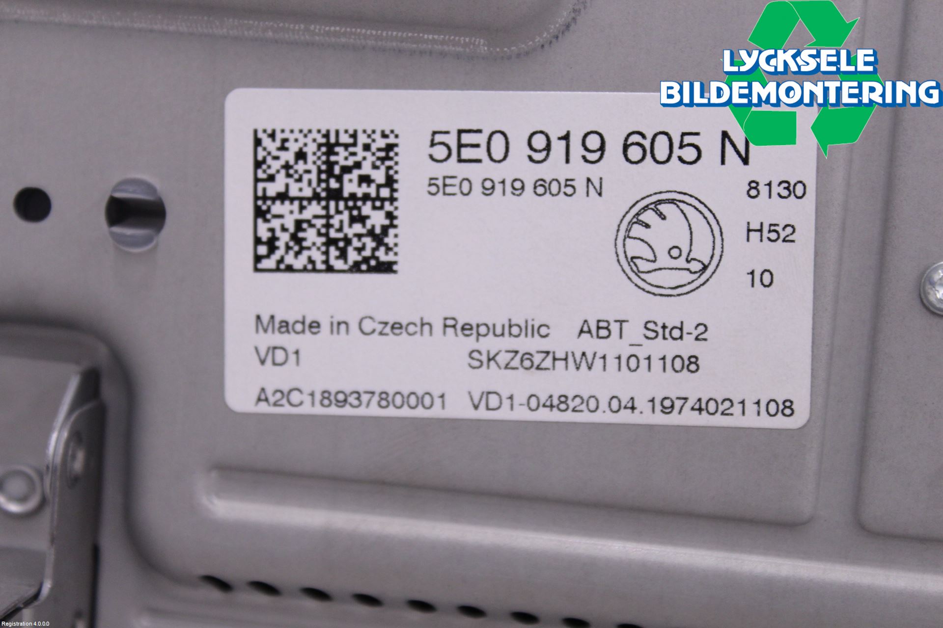 Skoda OCTAVIA (5E) 13-20 Multifunktionsdisplay