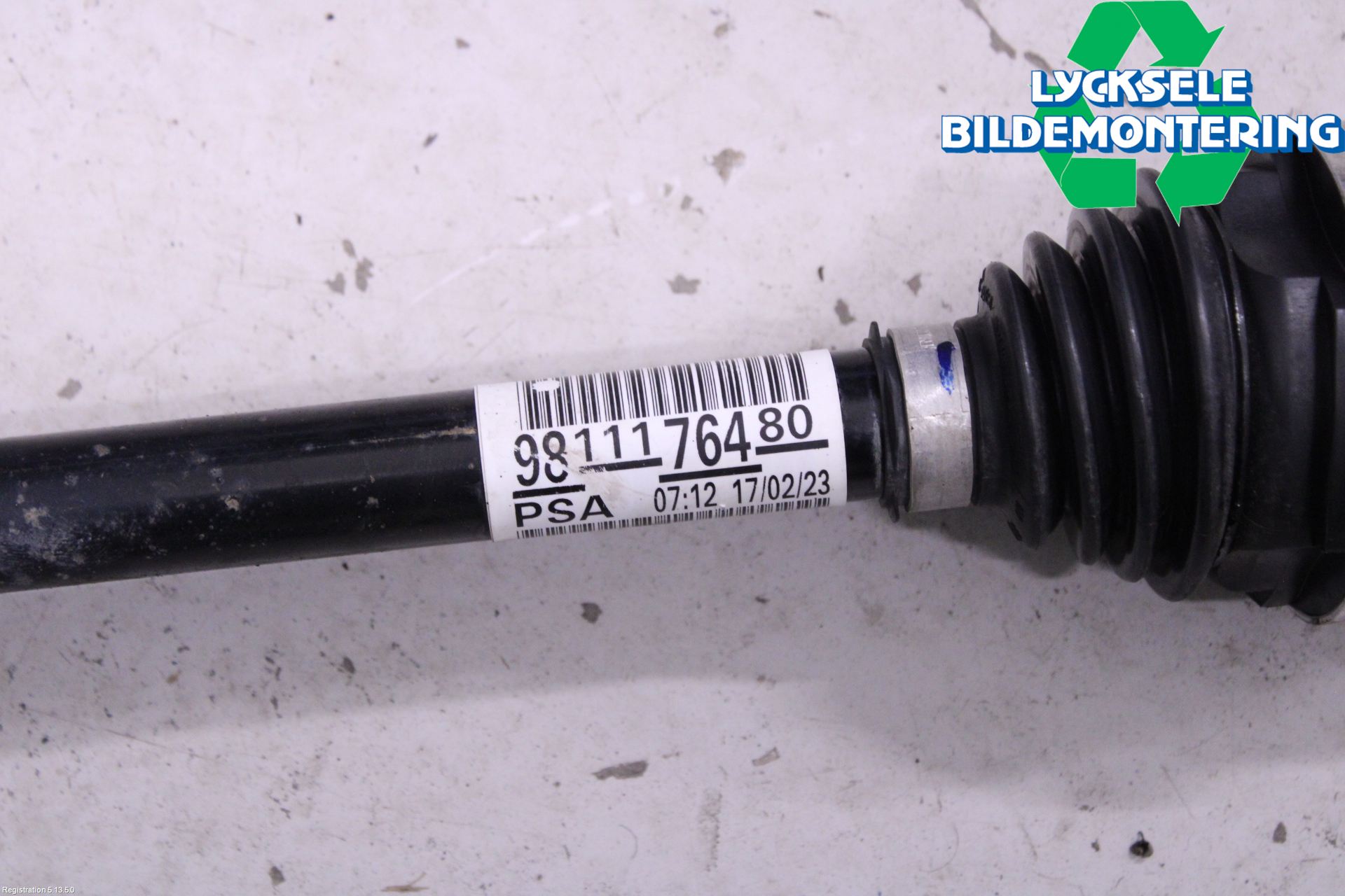 Citroen C5 AIRCROSS 19- Drivaxel Fram Höger