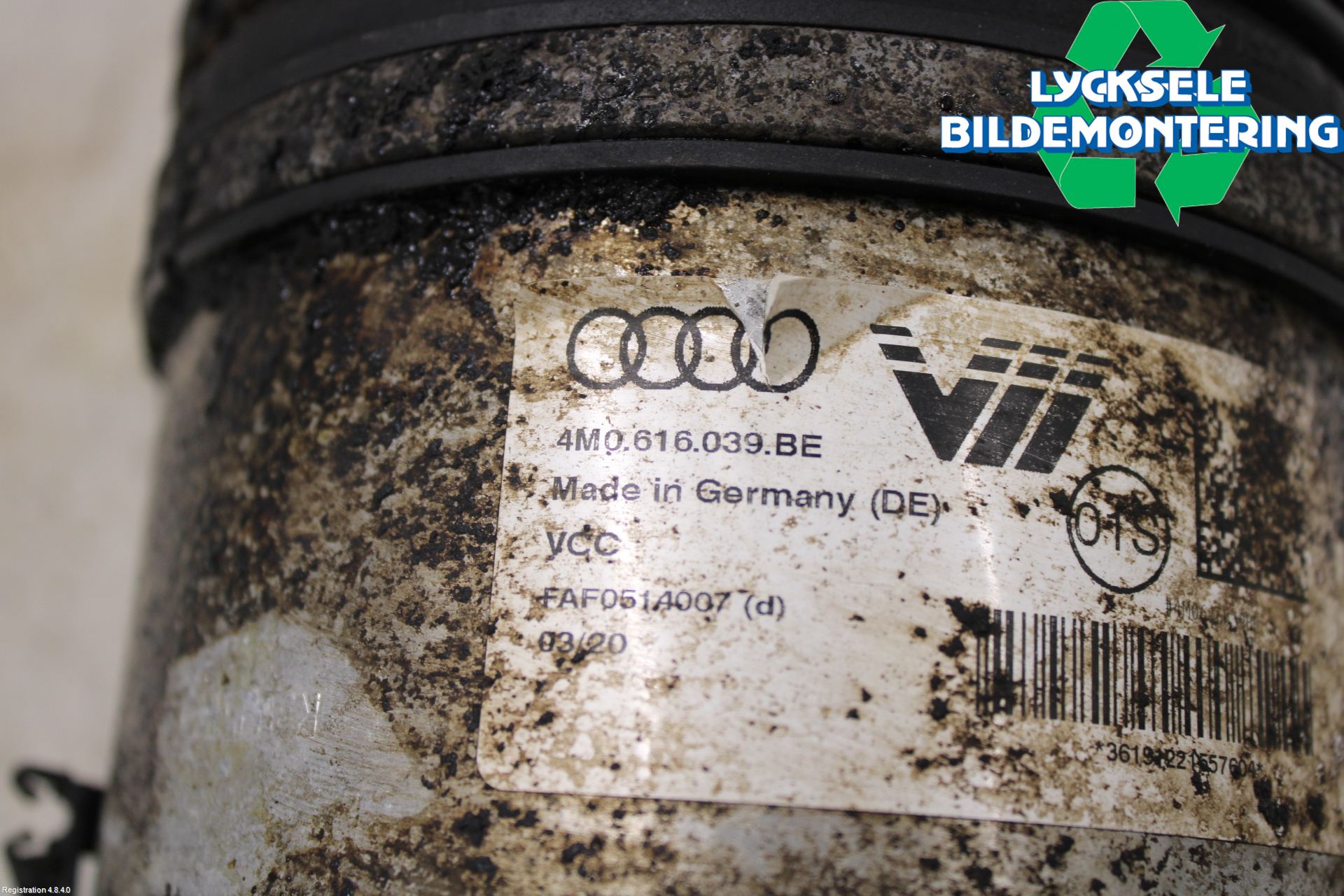 Audi Q8/SQ8 4M 19- Nivå-Luftfjädring Bälg