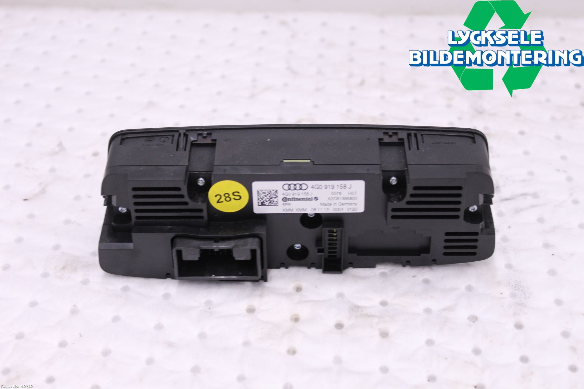 Audi A6/S6 4G 11-18 Ac Styrenhet Ac Manöveren