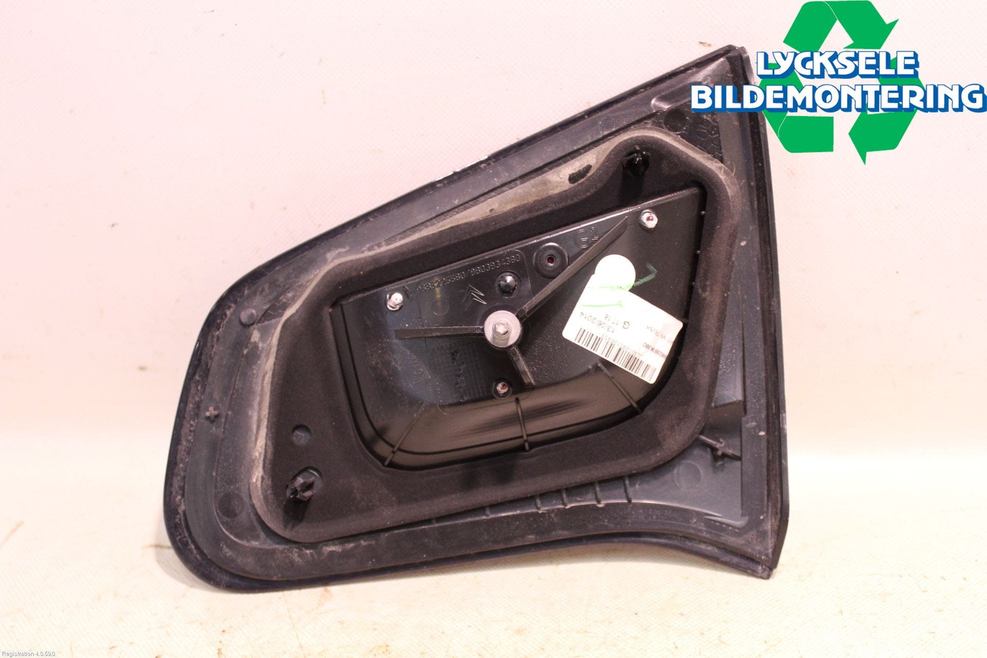 Citroen C3 10-17 Bakljus Lucka Vä