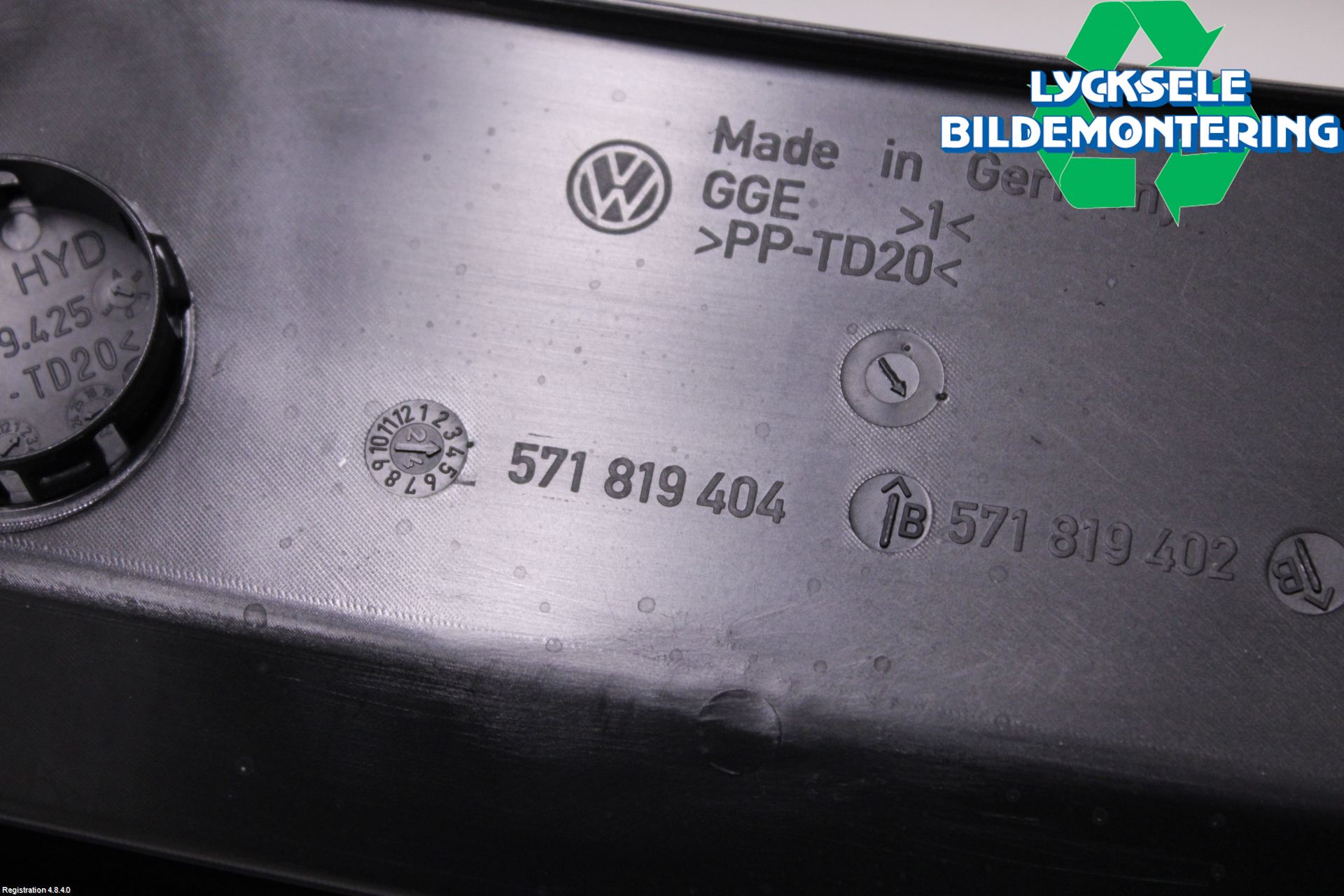 Volkswagen VW TIGUAN 24- Torpedplåt-Torpedplast