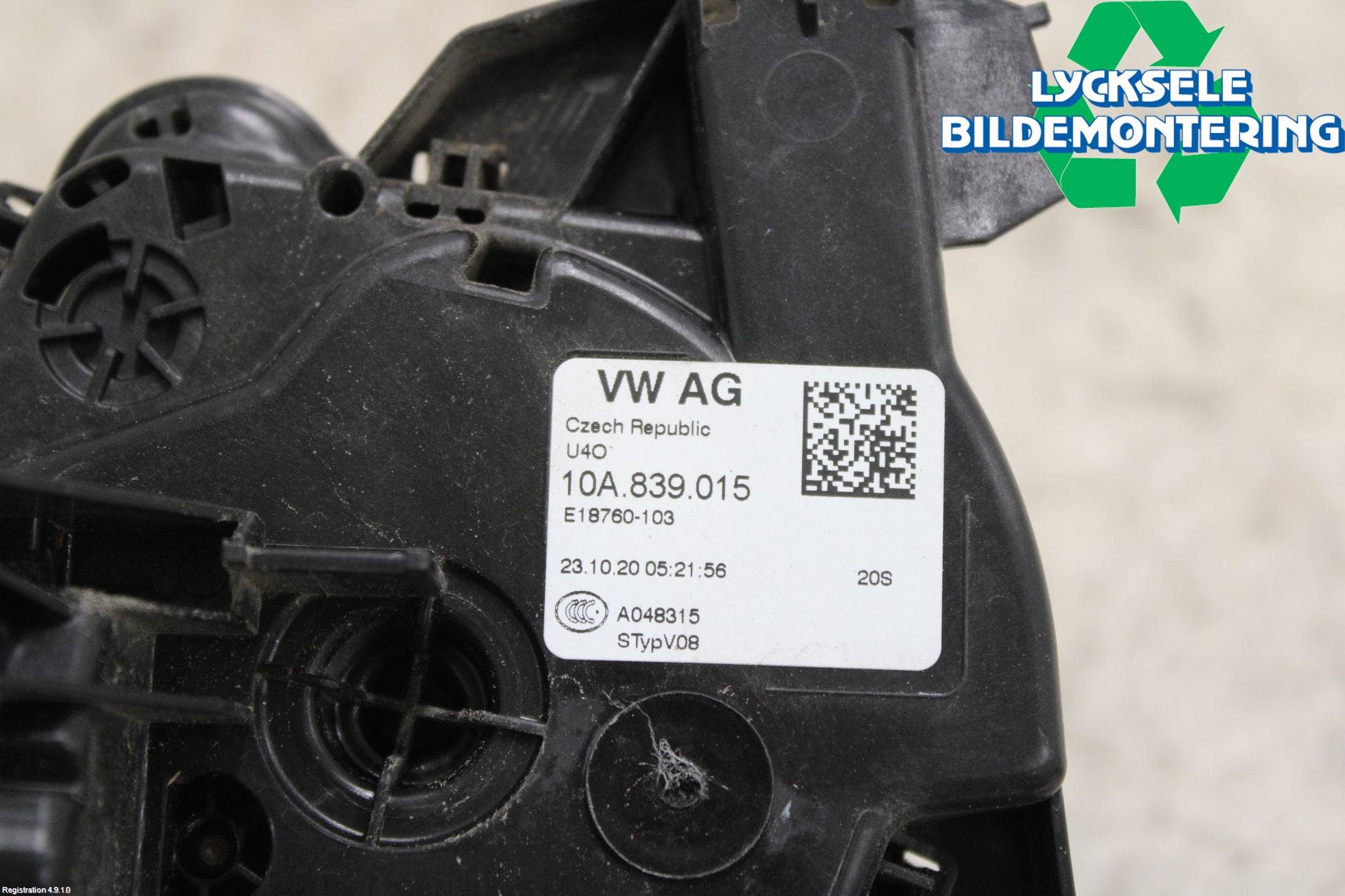 Volkswagen VW ID.3 21- Låskista-Dörrlås