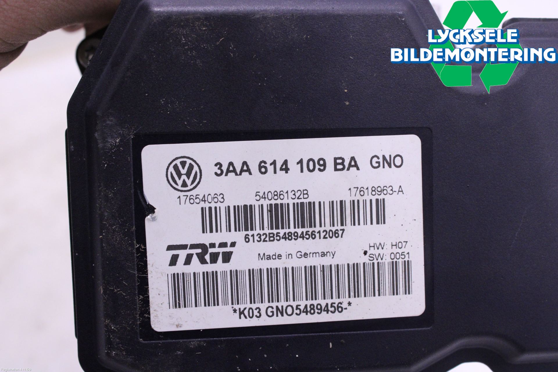 Volkswagen VW PASSAT 11-14 Abs Hydraulaggregat