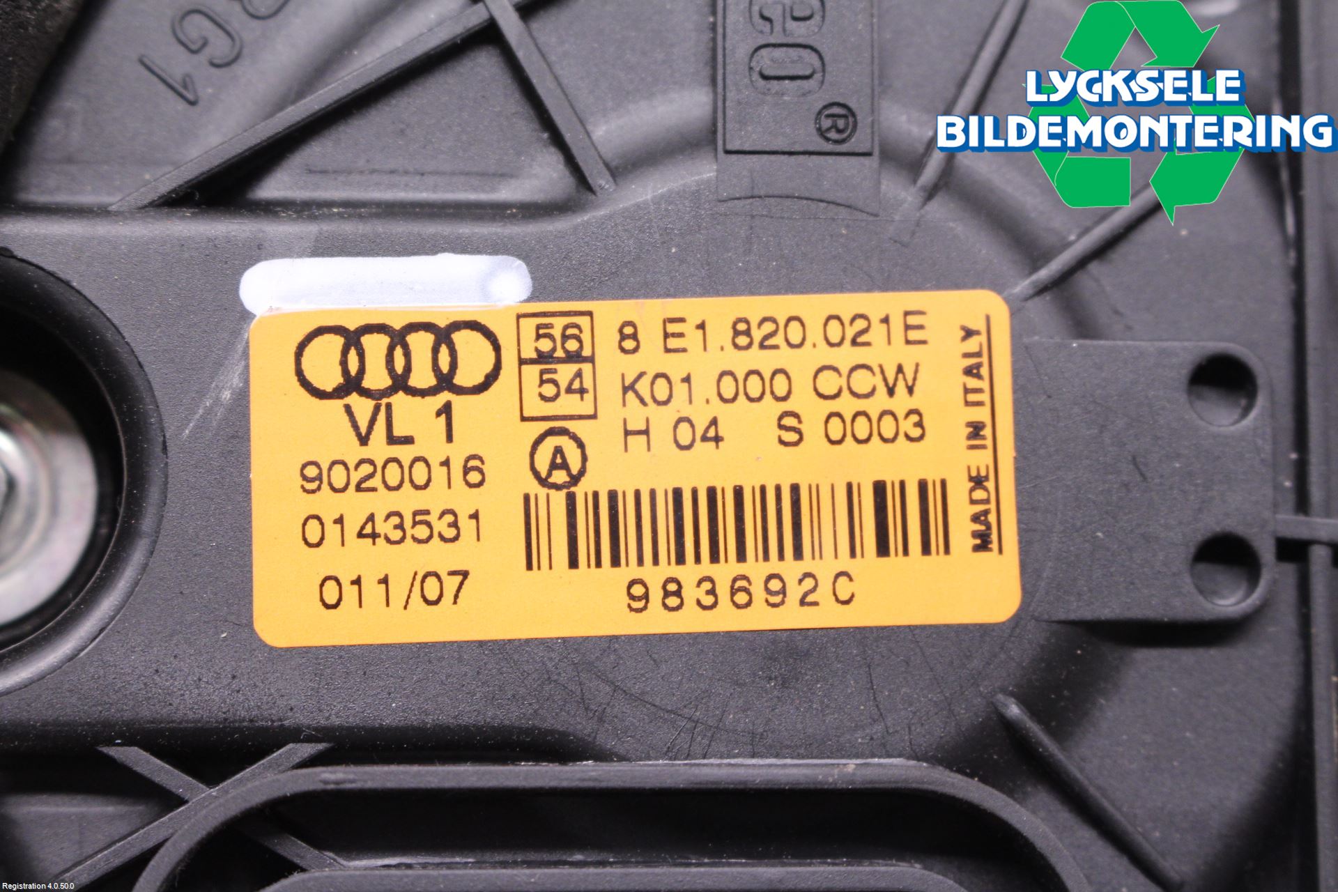Audi A4/S4 05-07 Ac Värmefläkt