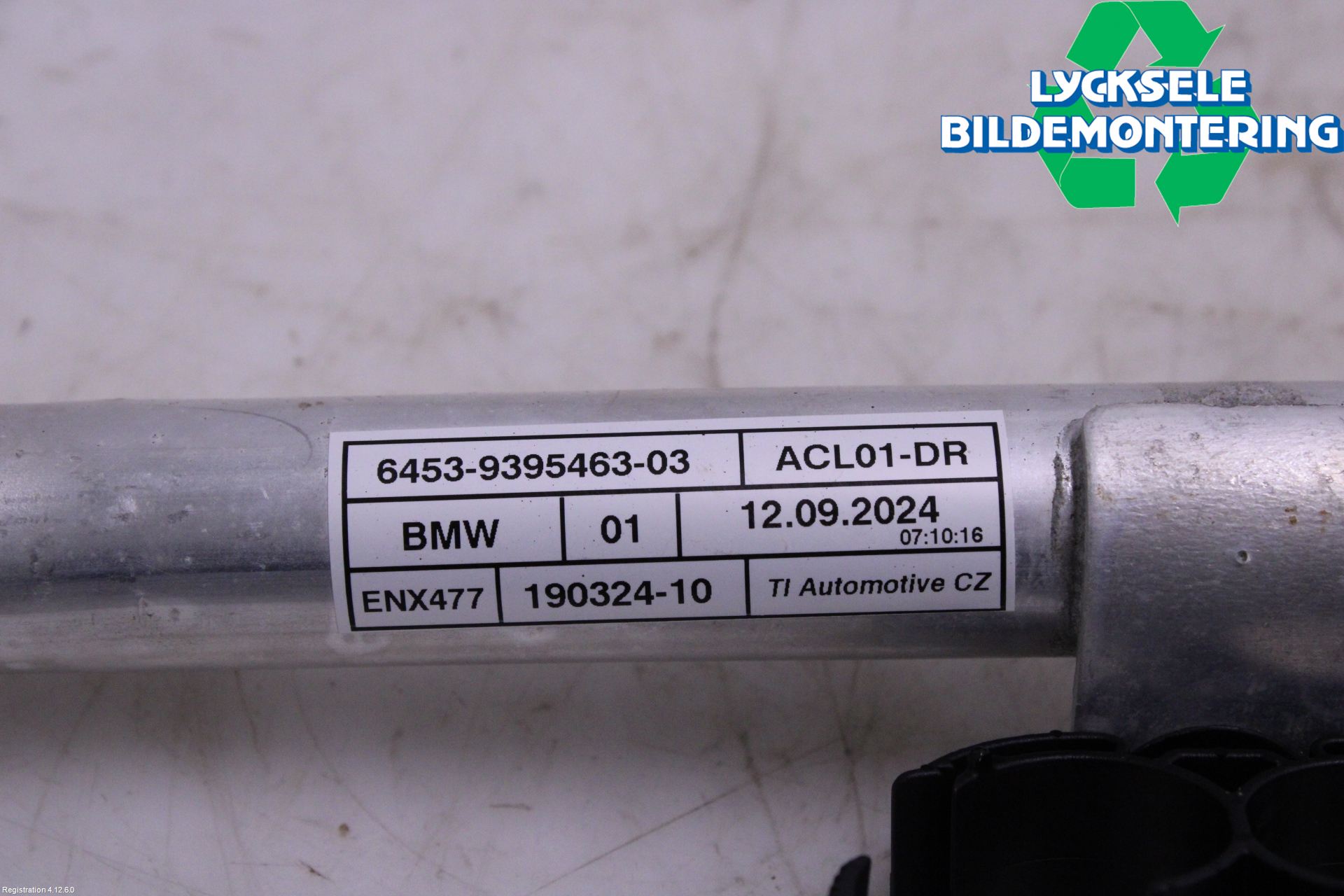 BMW 3 G20/G21/G80/G81 19- Ac Slang-Rör