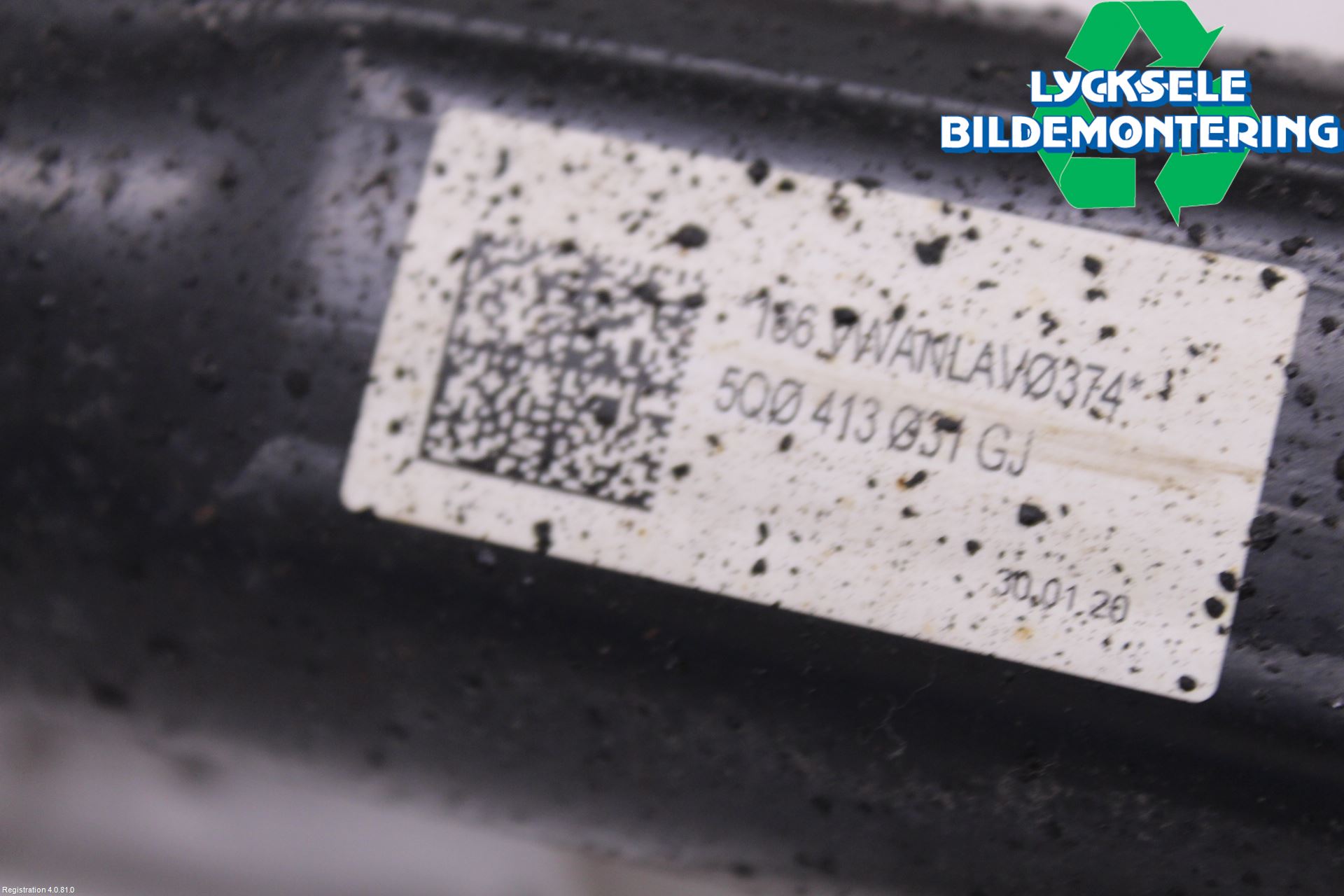 Volkswagen VW GOLF / E-GOLF VII 13-20 Fjäderben Fram Höger
