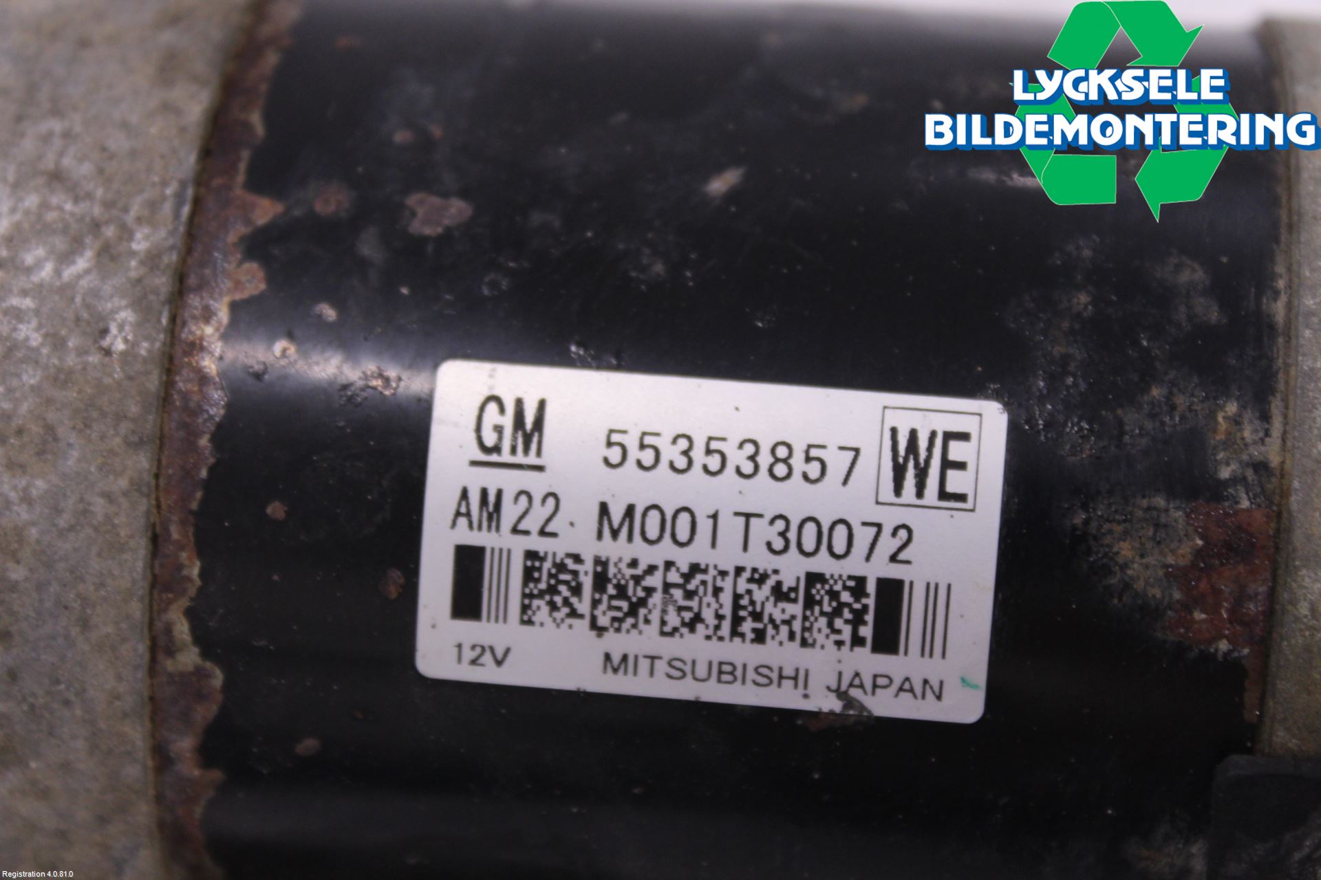 Opel INSIGNIA 09-16 Startmotor Diesel