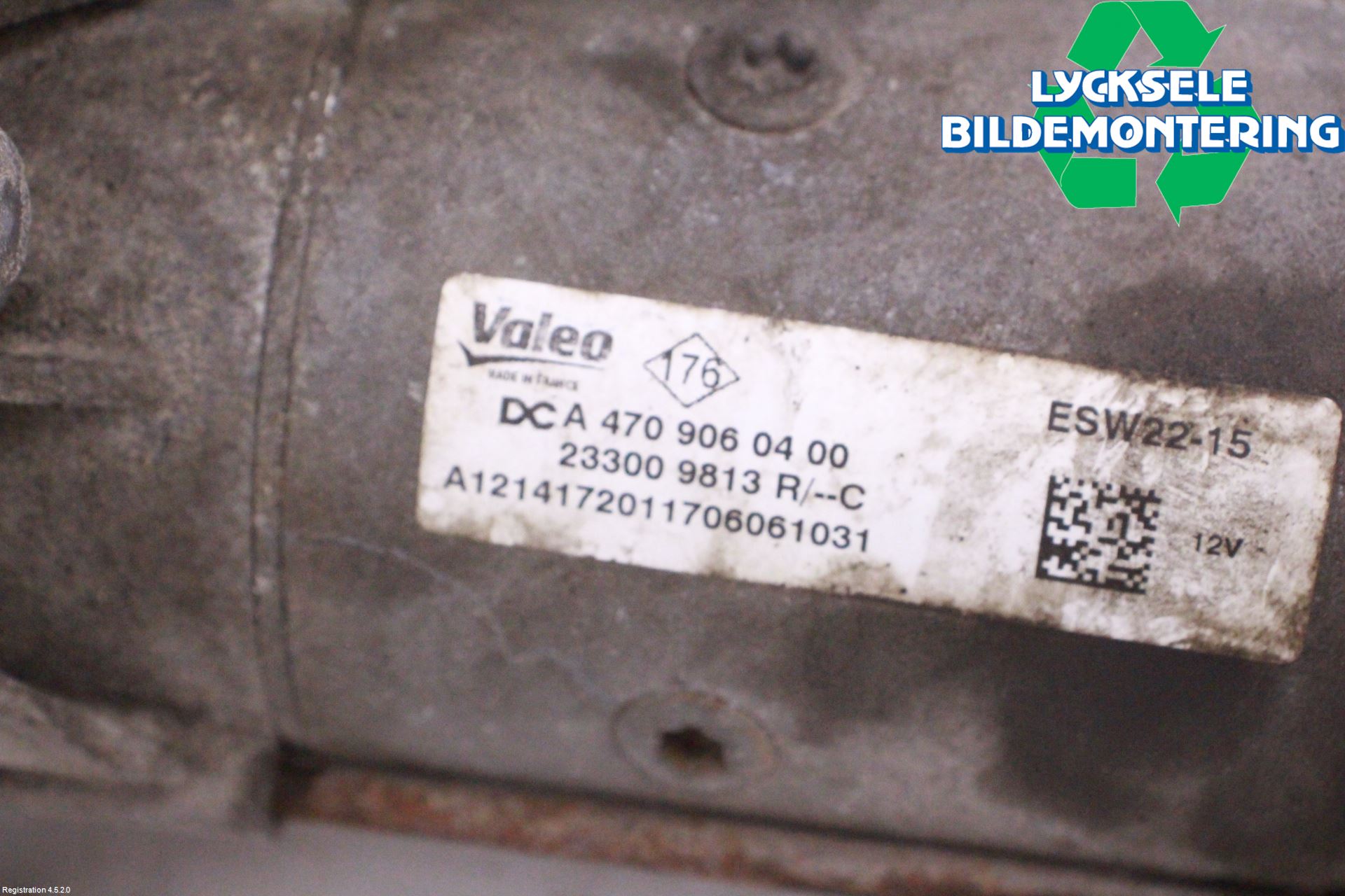 Nissan NV400 12-24 Startmotor Diesel