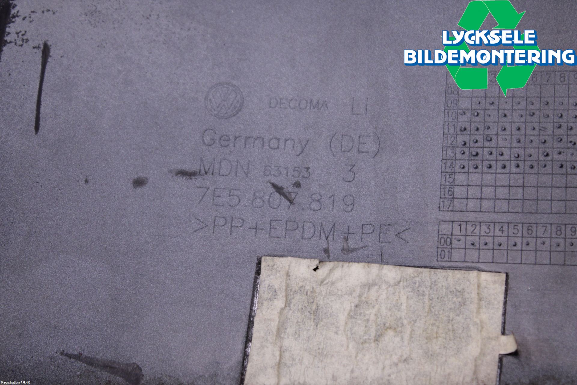 Volkswagen VW TRANSP/CARAVELLE (T5) 04-15 Stötfångardel Fram Vä