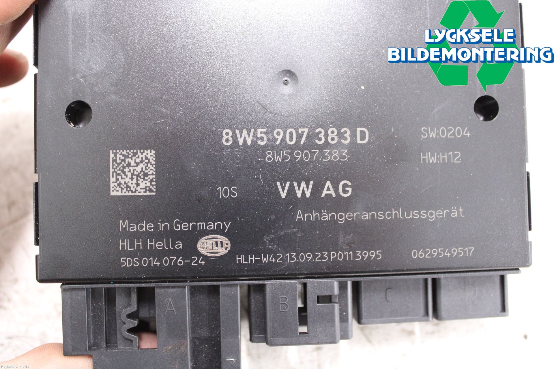 Audi A4/S4 B9 20- Styrenhet Dragkrok