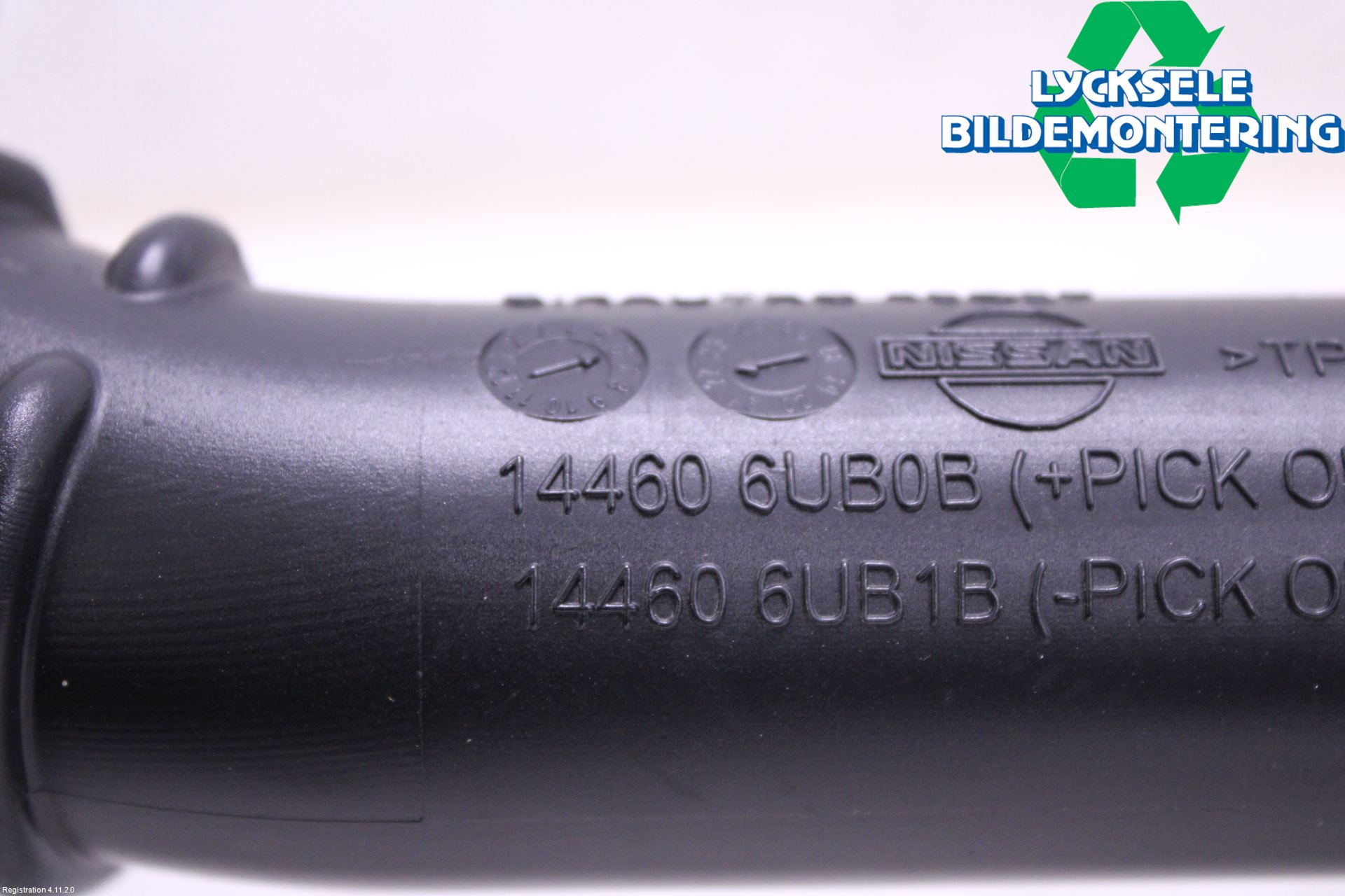 Nissan QASHQAI 21- Laddluft-Intercoolerrör