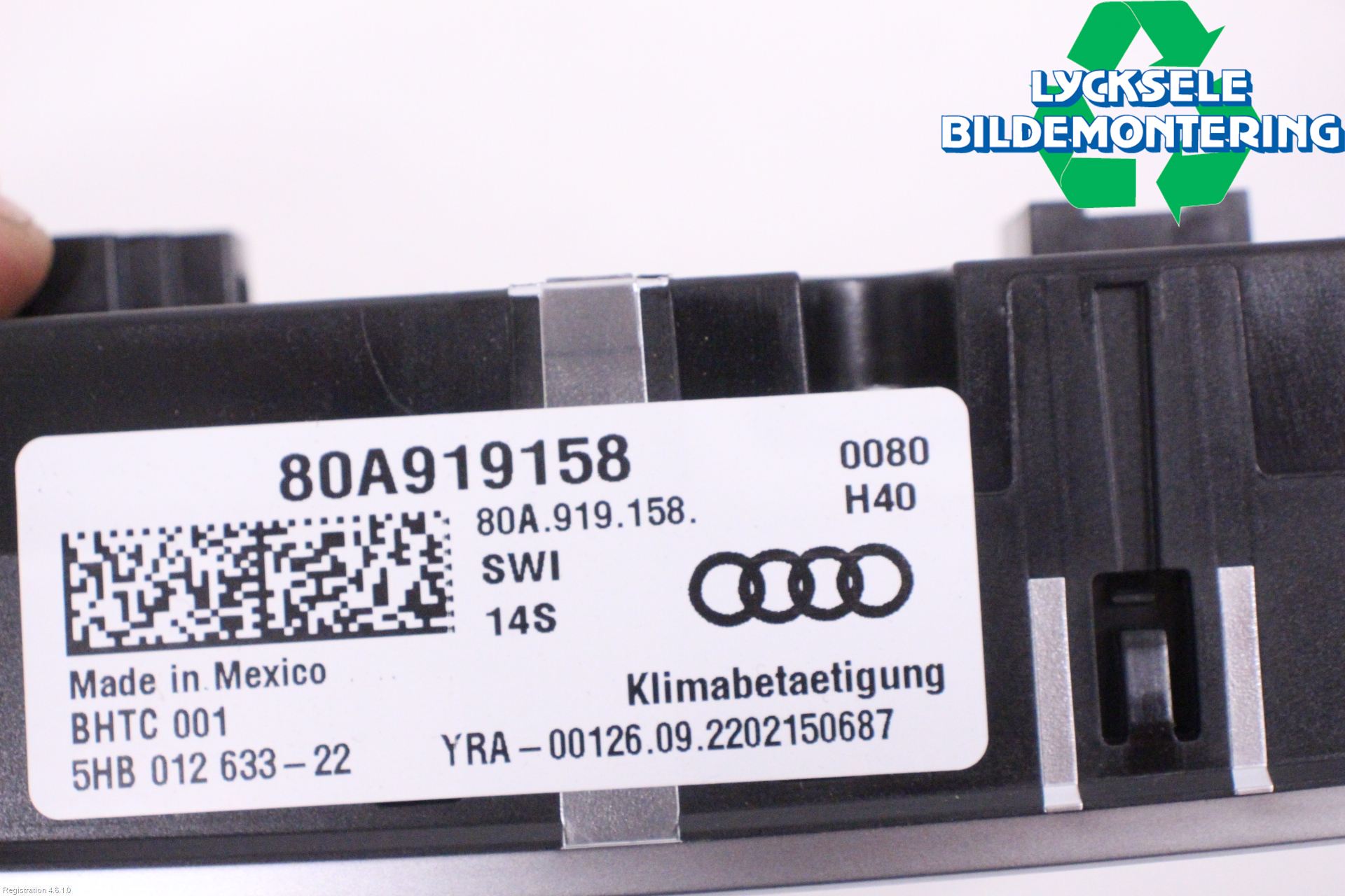 Audi Q5/SQ5 17- Ac Styrenhet Ac Manöveren