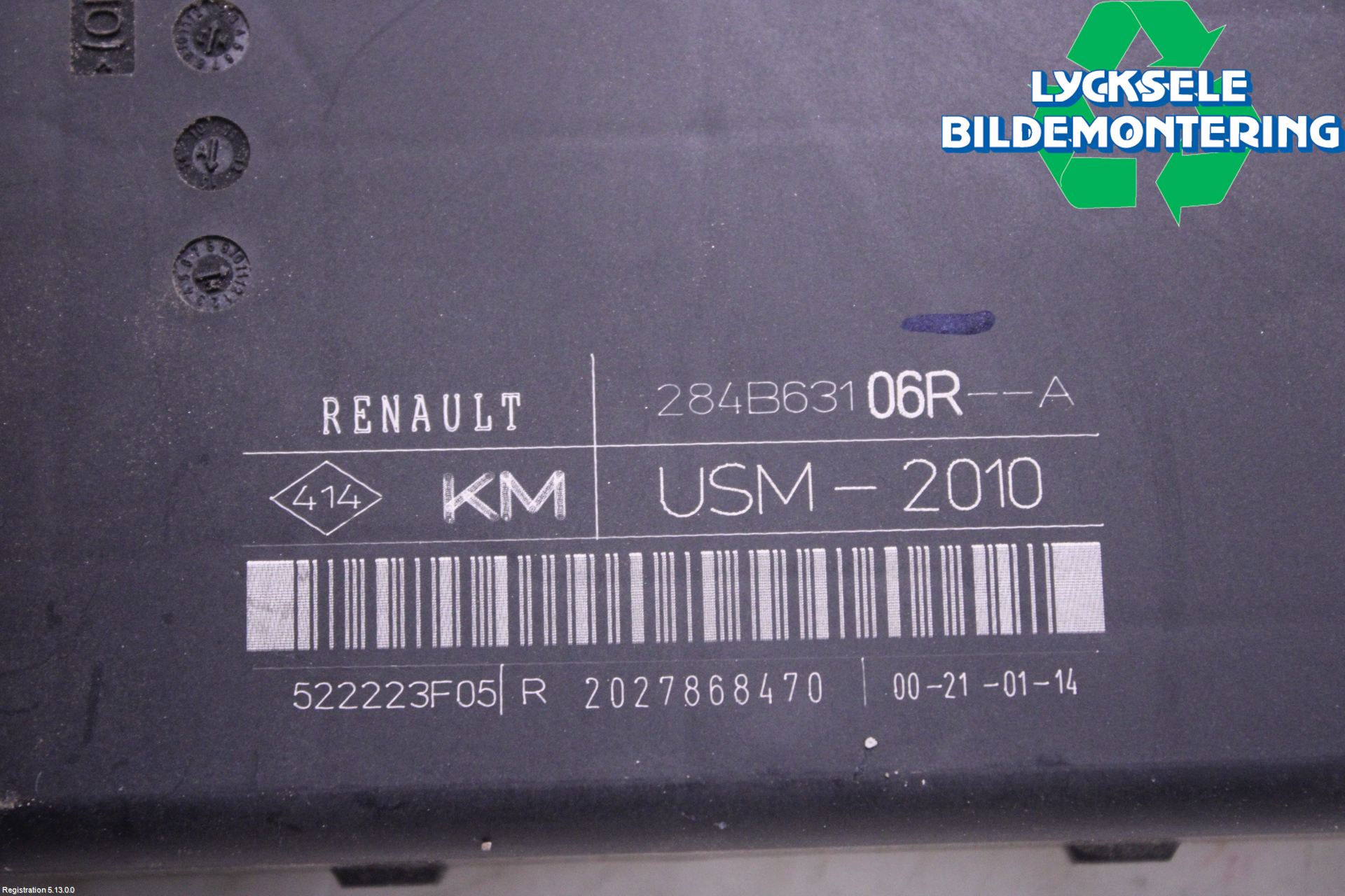 Renault MEGANE III 09-15 Säkringsdosa-Elcentral