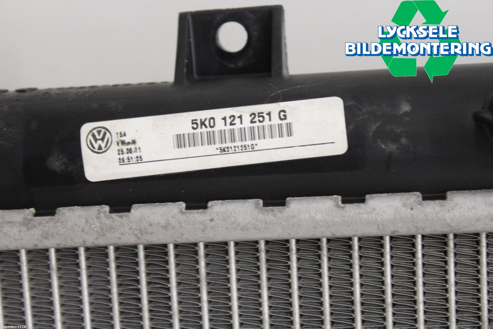 Volkswagen VW TOURAN 10-15 Kylare Man