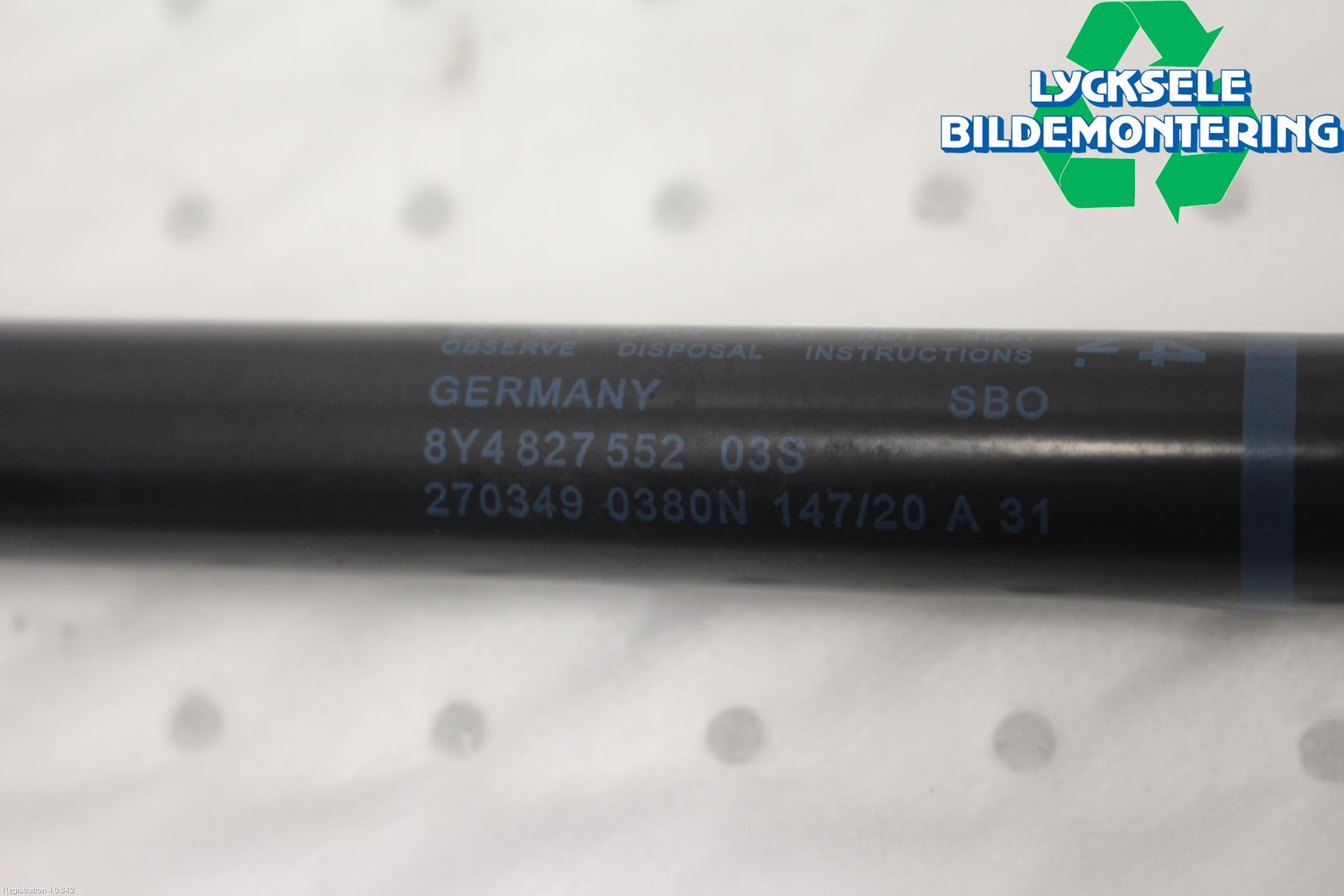 Audi A3/S3 8Y 21- Gasfjäder Baklucka