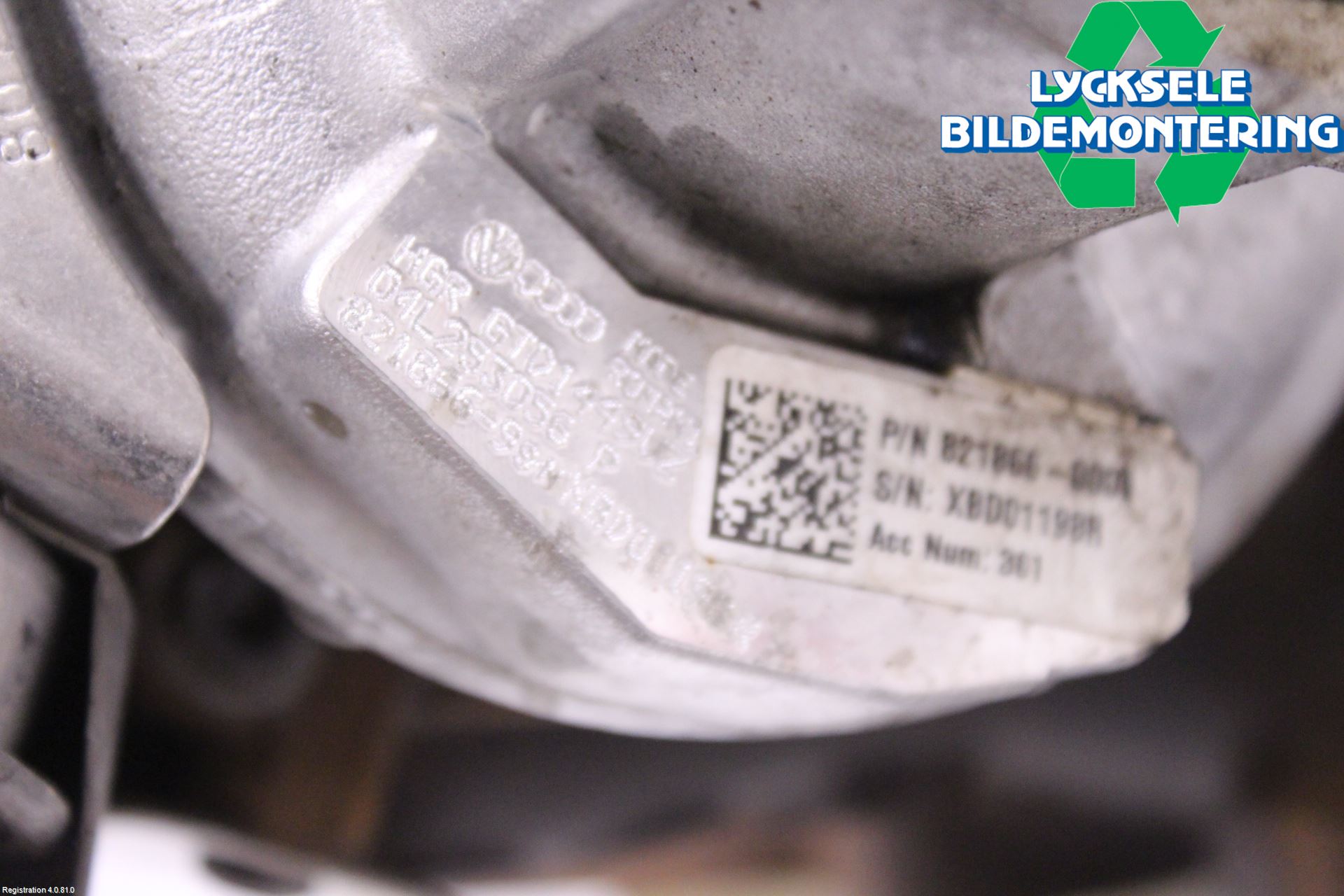 Volkswagen VW GOLF / E-GOLF VII 13-20 Turboaggregat