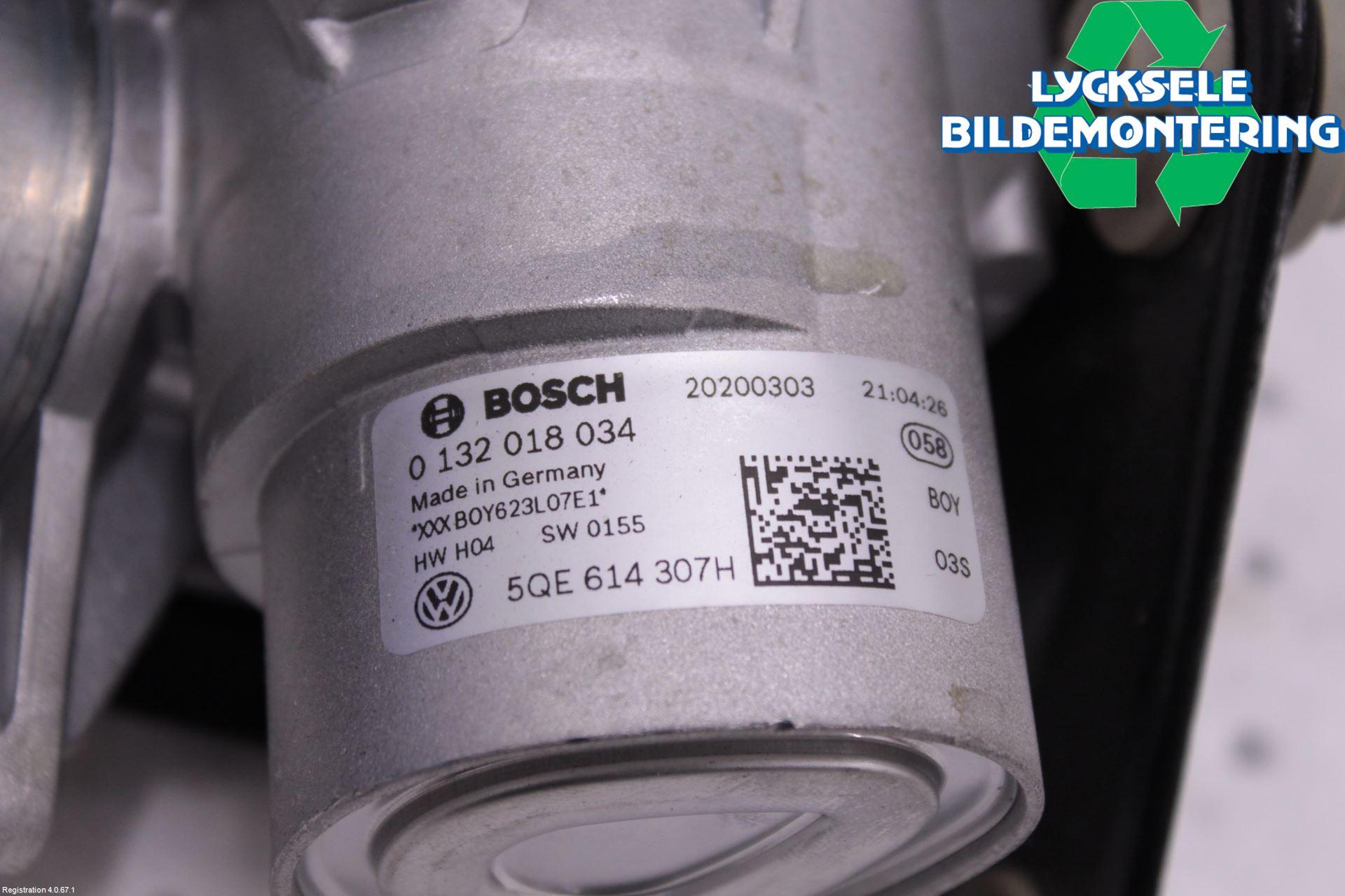 Volkswagen VW GOLF / E-GOLF VII 13-20 Bromstryckackumulator