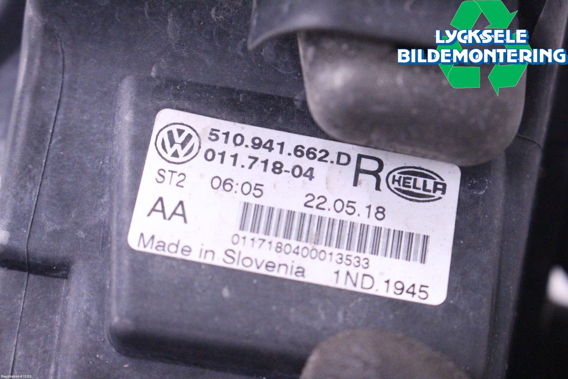 Volkswagen VW GOLF / E-GOLF VII 13-20 Dimljus-Varselljus Fram