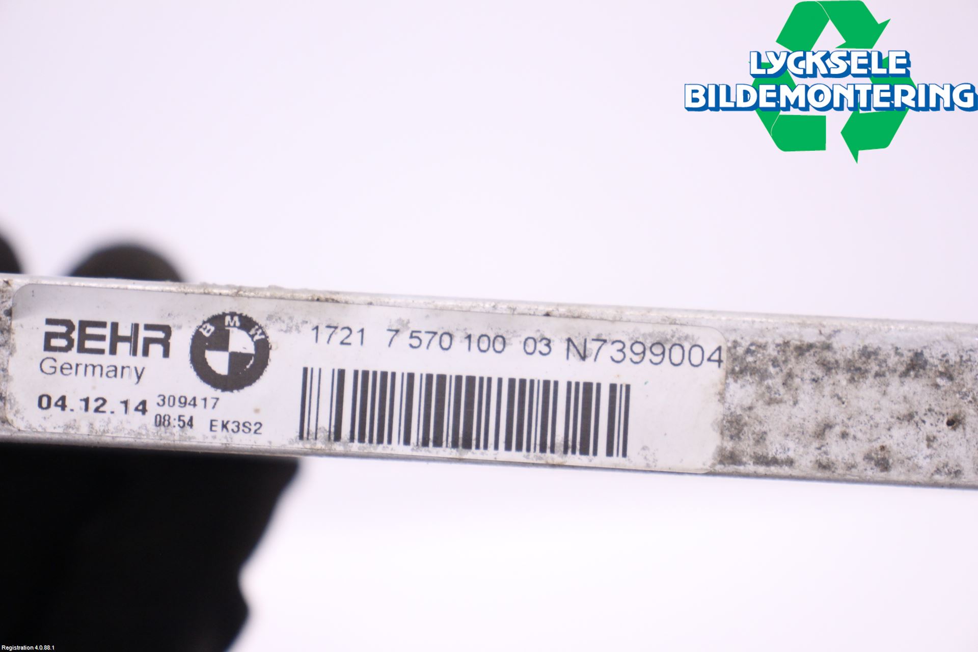 BMW 5 F10/F11/F18 09-17 Oljekylare Servostyrning