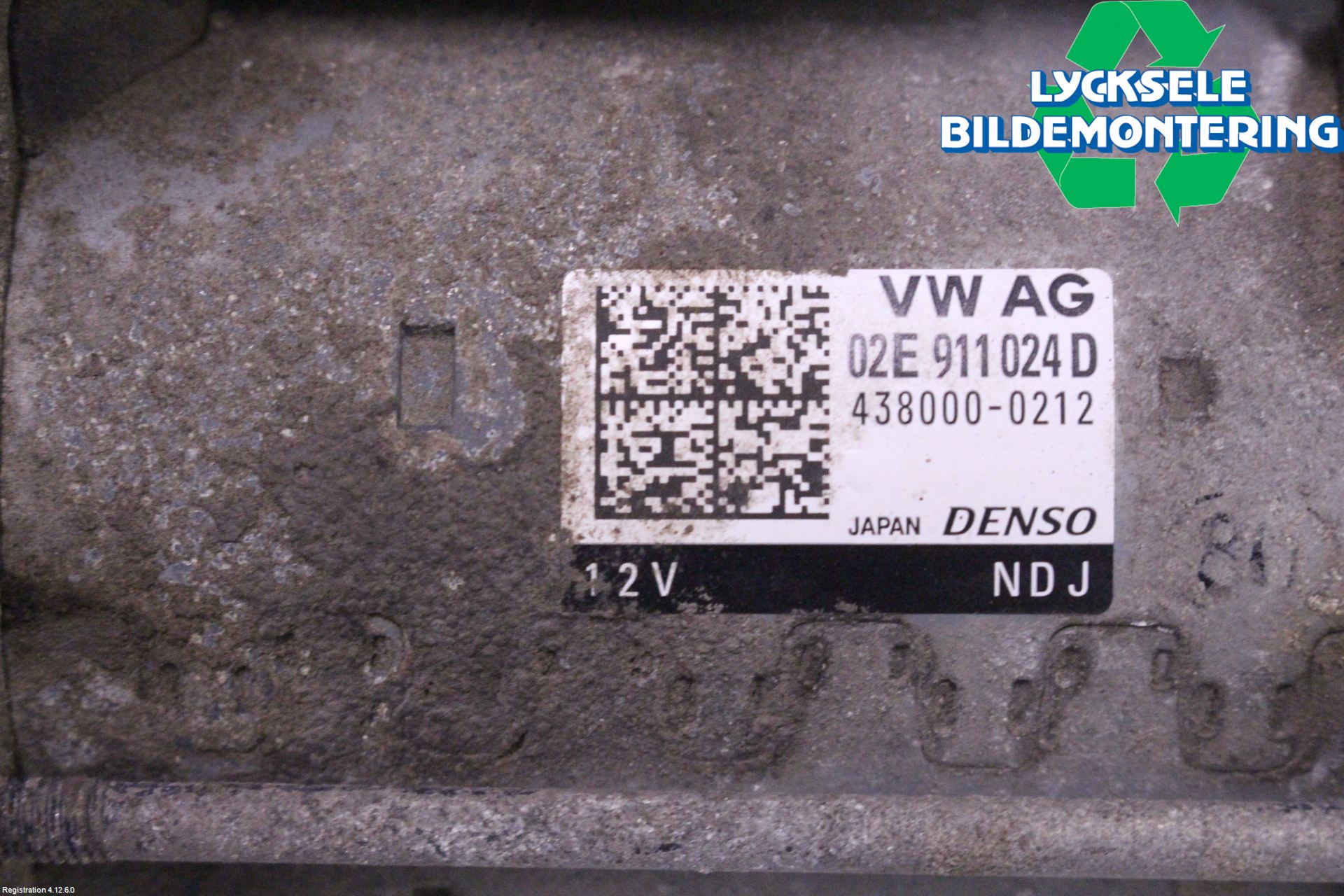 Volkswagen VW GOLF / E-GOLF VII 13-20 Startmotor Diesel