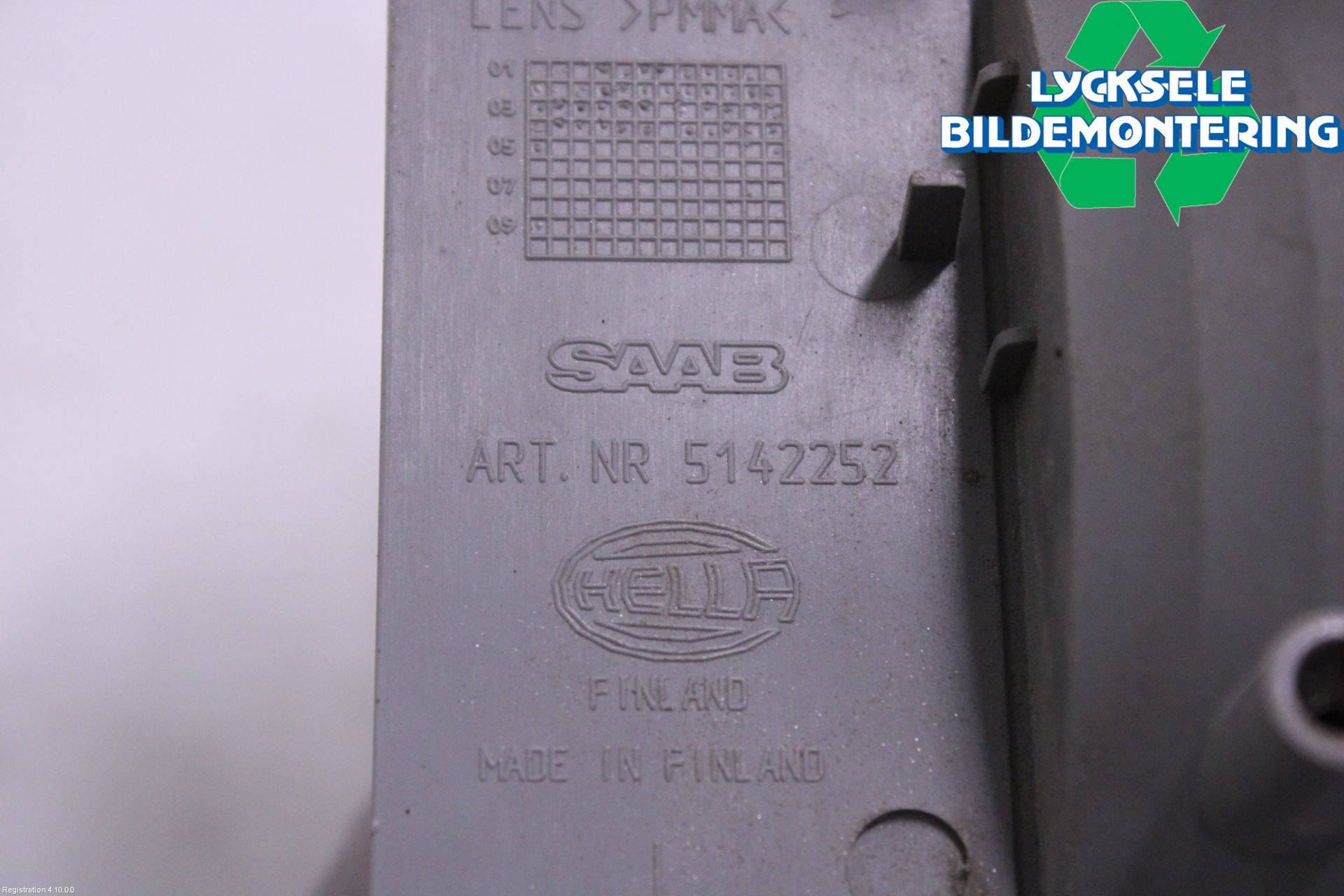 Saab 9-5 -05 Bakljus Vänster