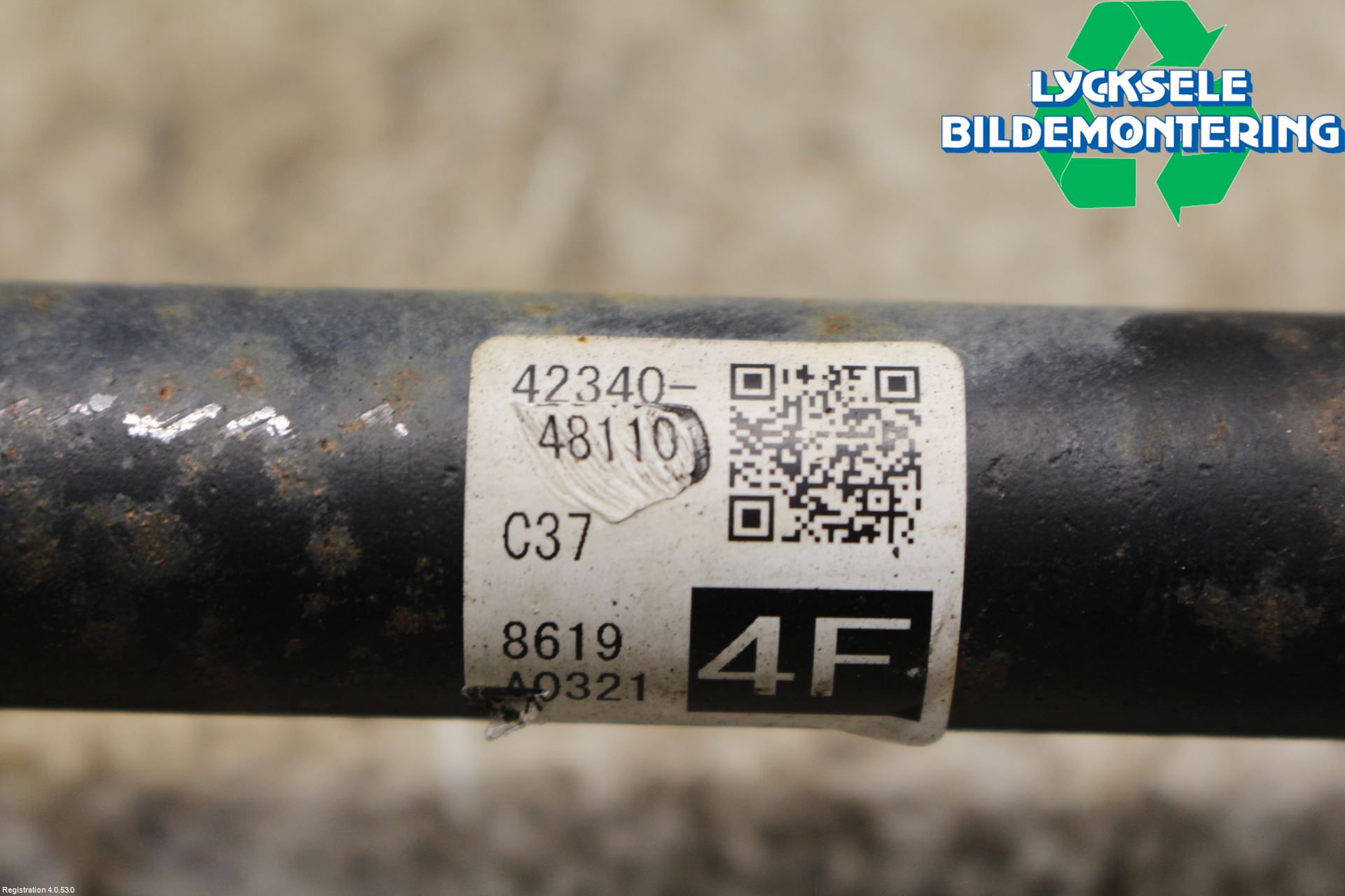 Toyota RAV4 13-18 Drivaxel Bak Höger