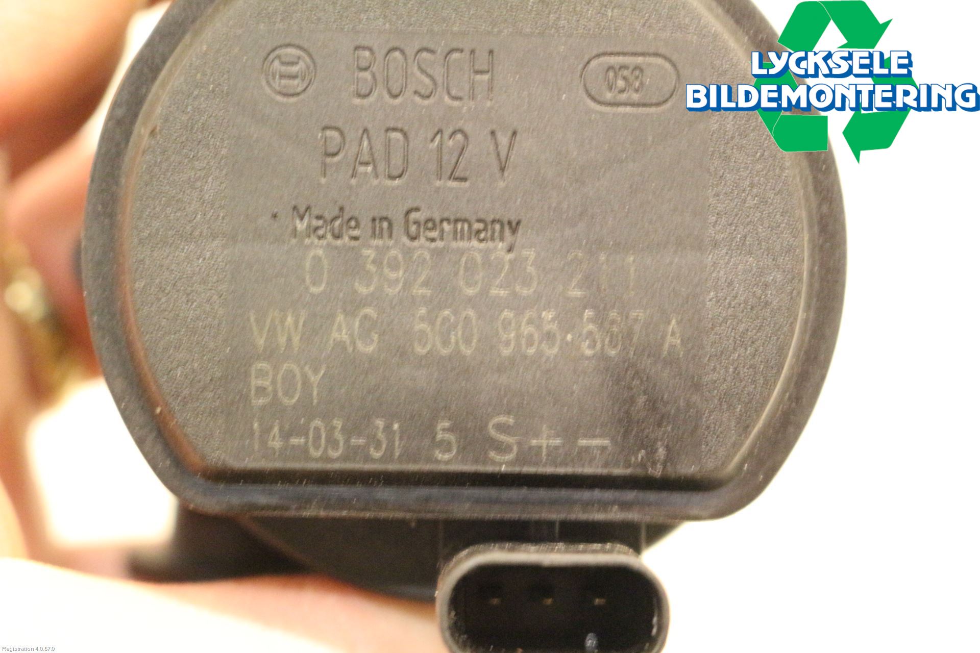 Volkswagen VW GOLF / E-GOLF VII 13-20 Värme Cirkulationspump