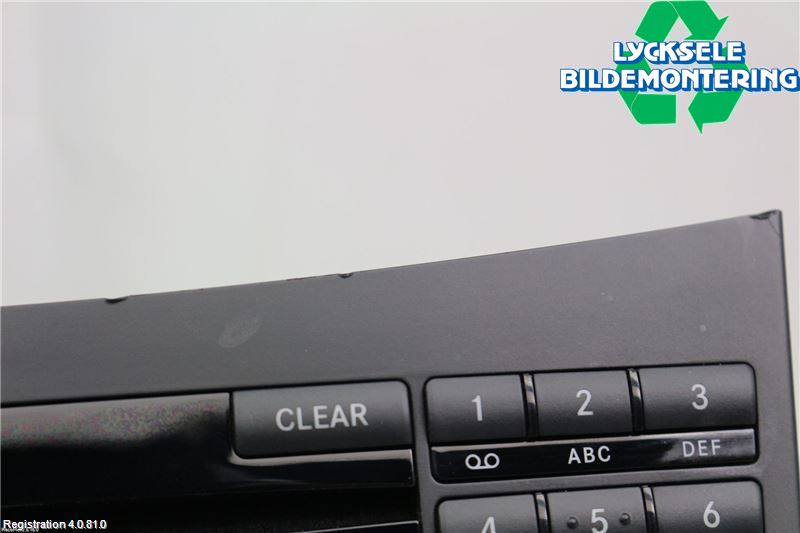 Mercedes-Benz MB E-KLASS (W212) 09-16 Cd Radio - Multimediapanel