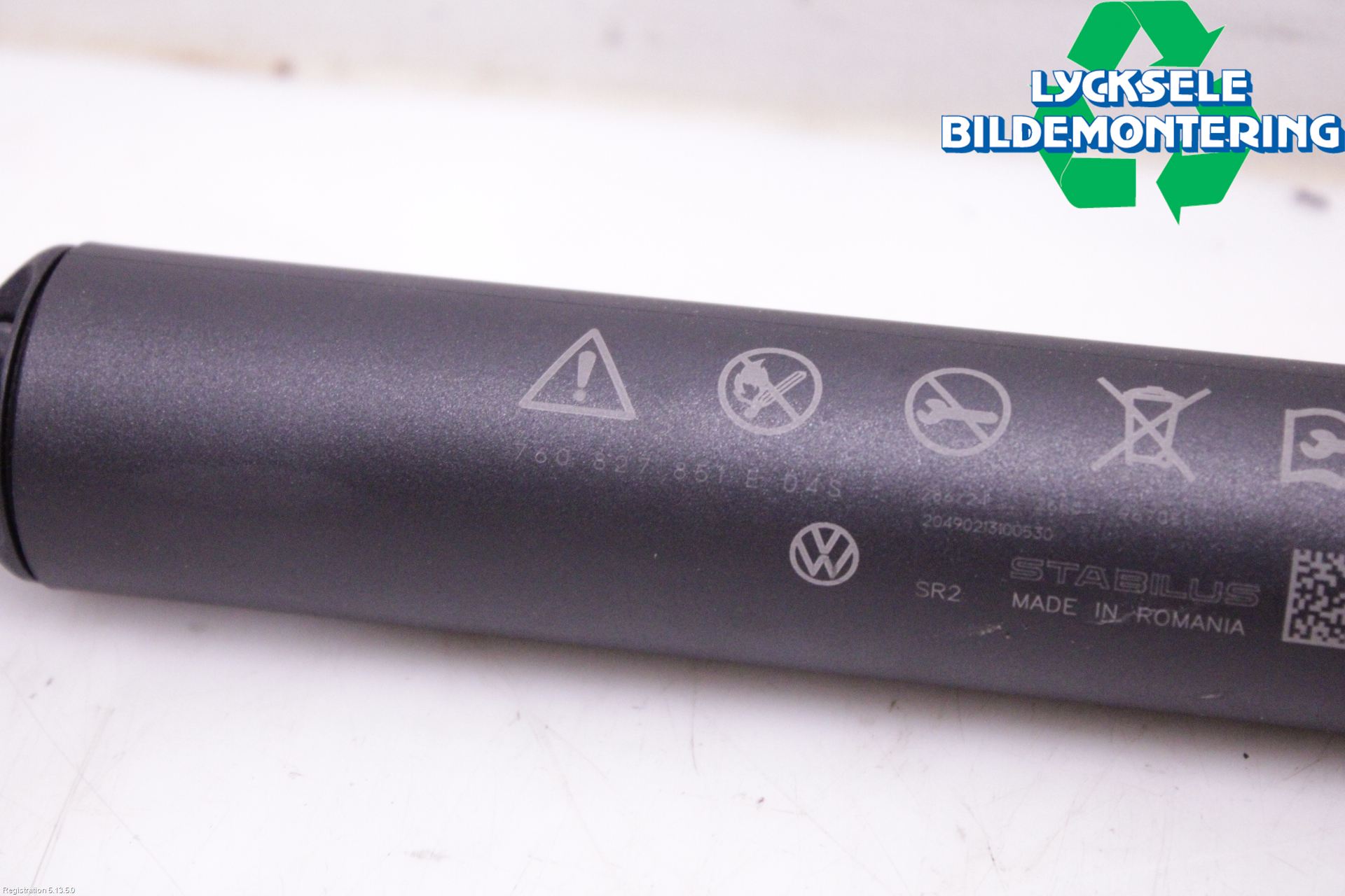 Volkswagen VW TOUAREG CR 18- Gasfjäder Baklucka
