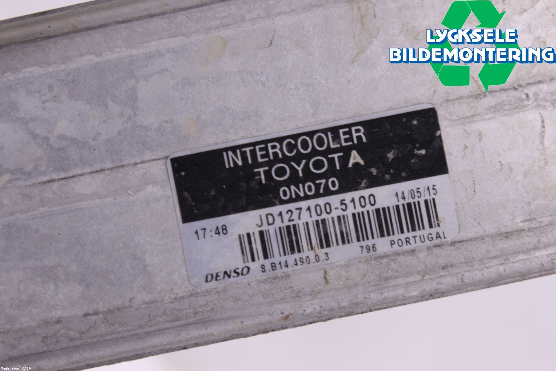 Toyota URBAN CRUISER Laddluft-Intercooler Kyl