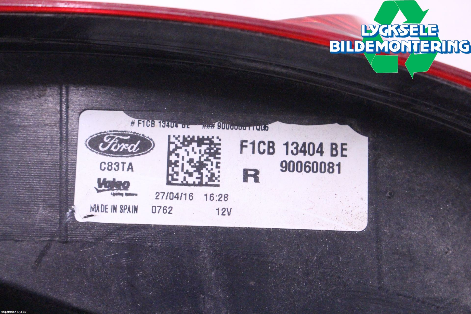 Ford C-MAX ll 15-19 Bakljus Höger