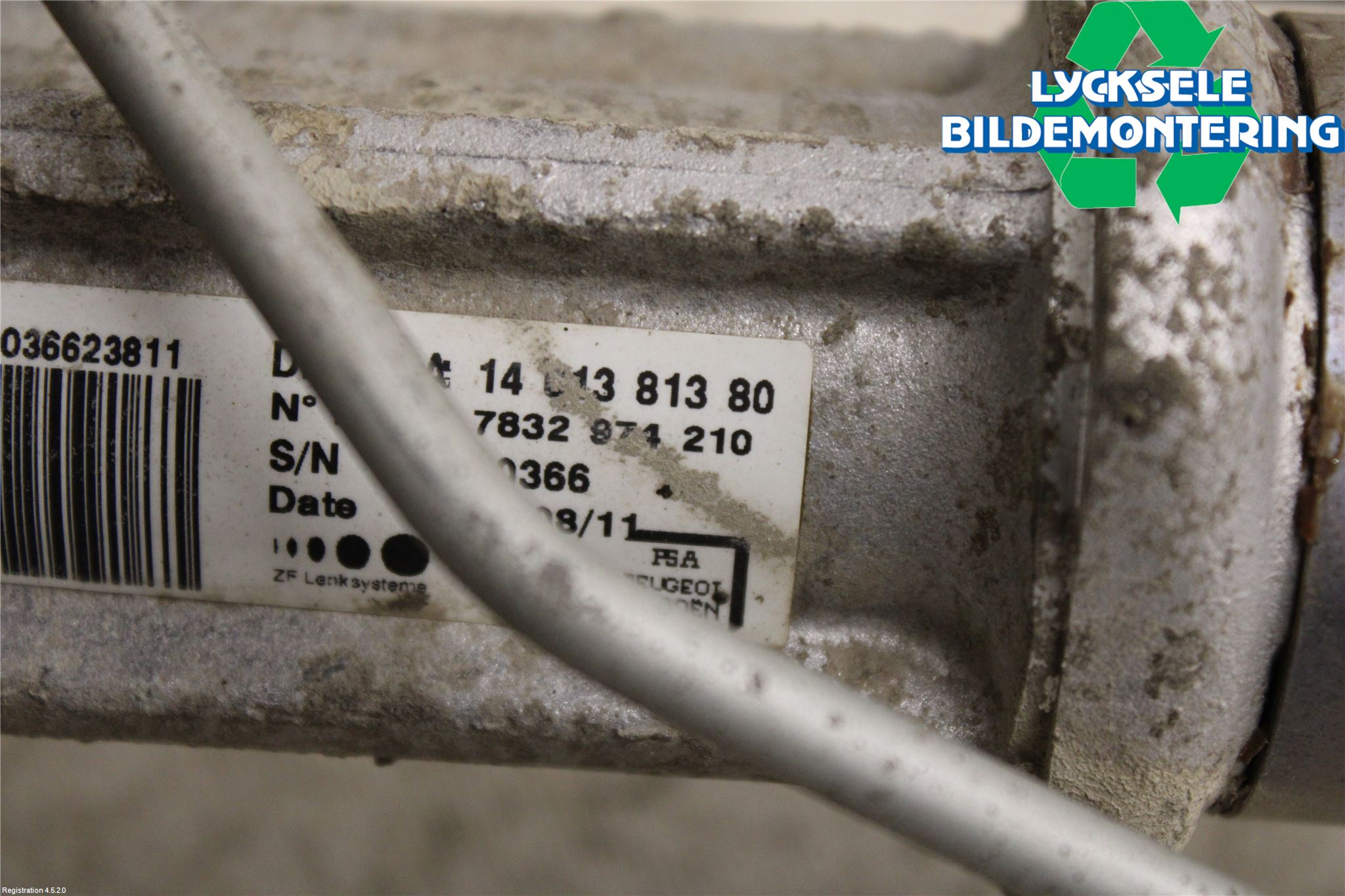 Peugeot EXPERT 07-14 Styrväxel Servo -Snäcka