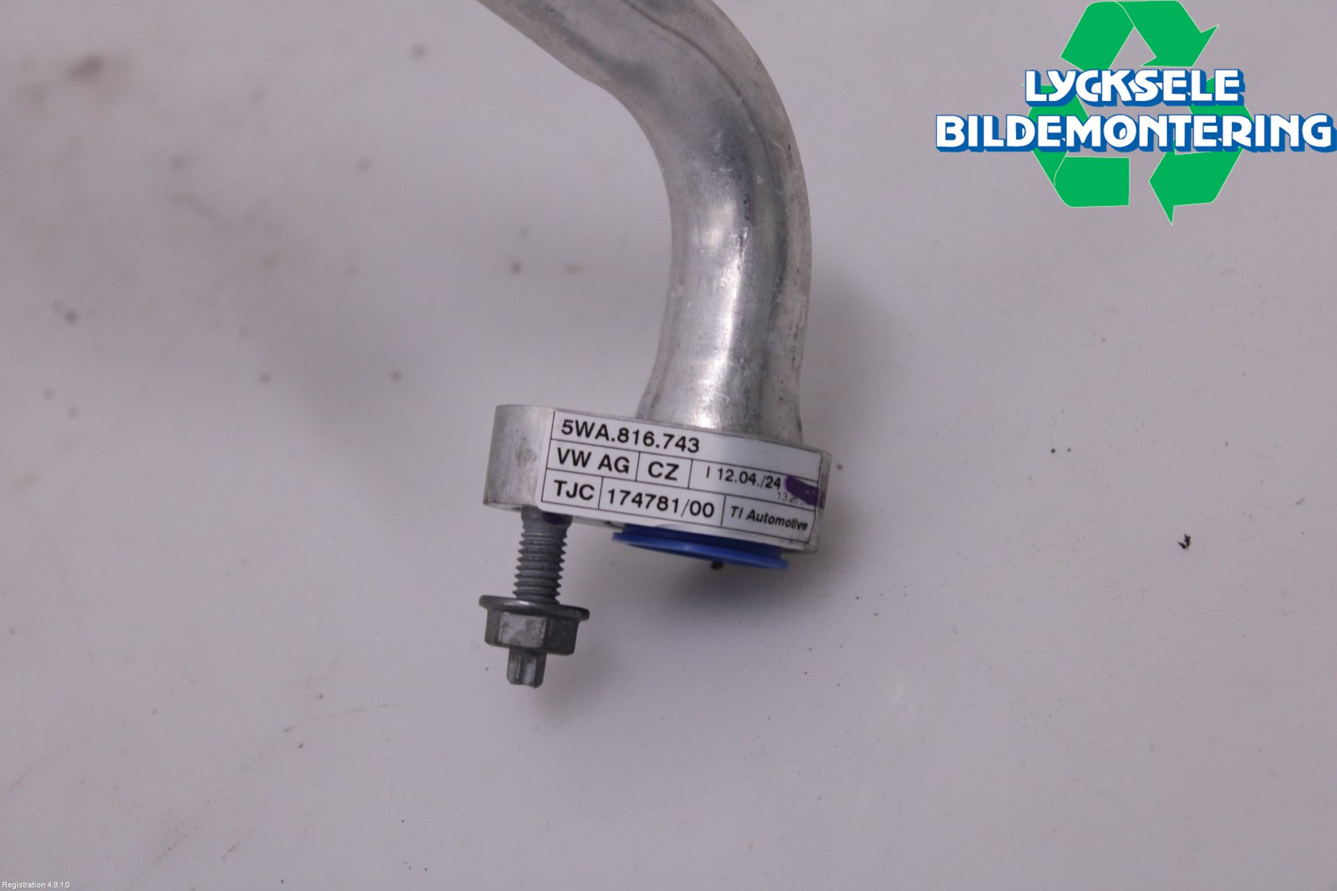 Volkswagen VW CADDY 21- Ac Slang-Rör