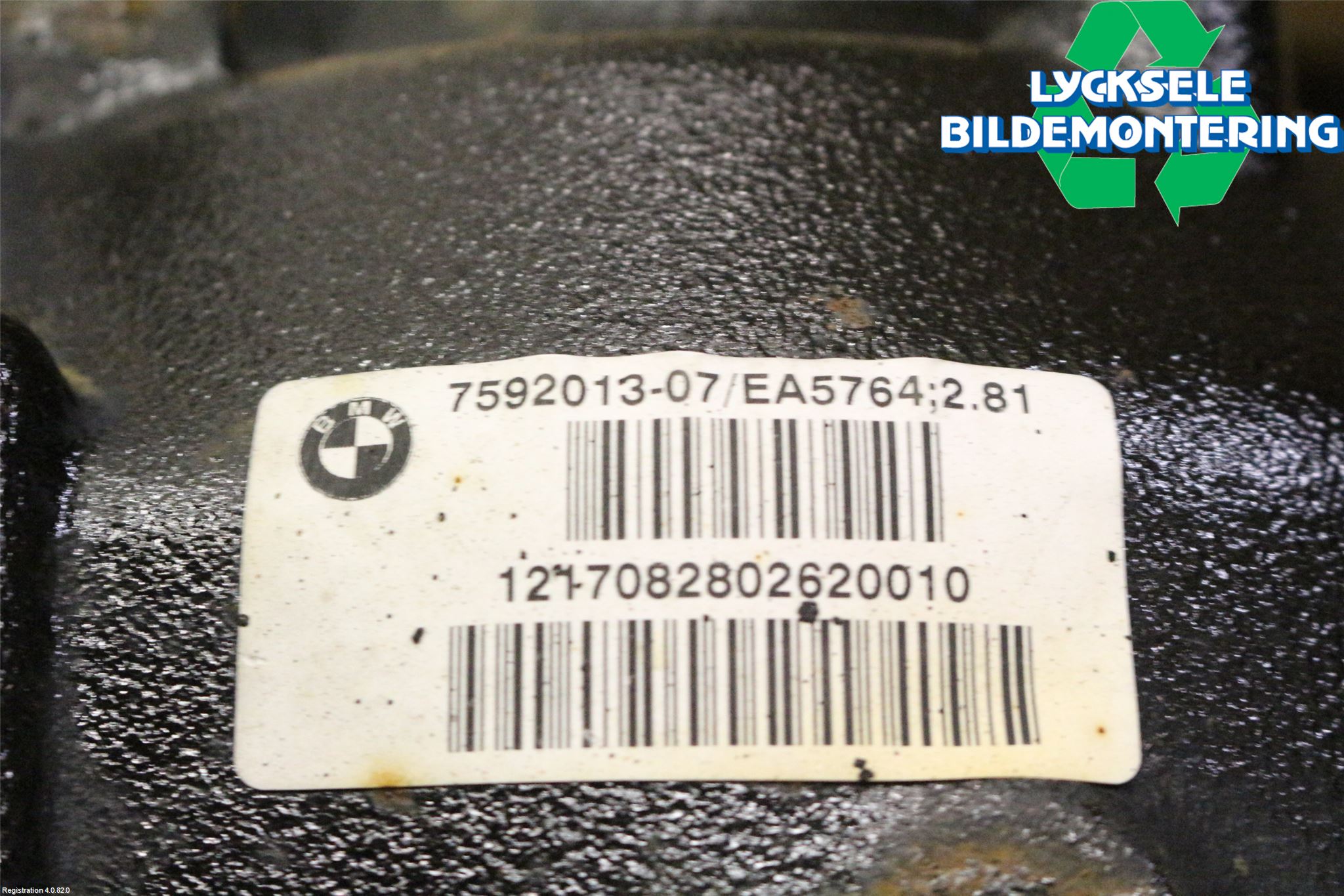 BMW X4 F26 14-18 Bakväxel-Diff