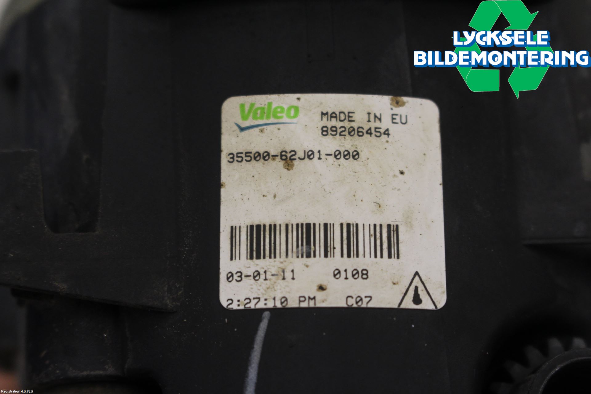 Suzuki SX4 10-13 Dimljus-Varselljus Fram