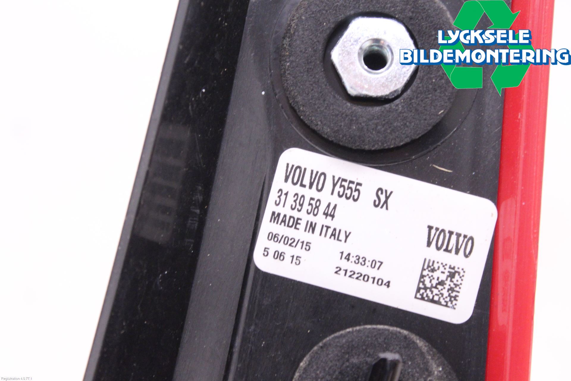 Volvo V40 12-19 Bakljus Vänster