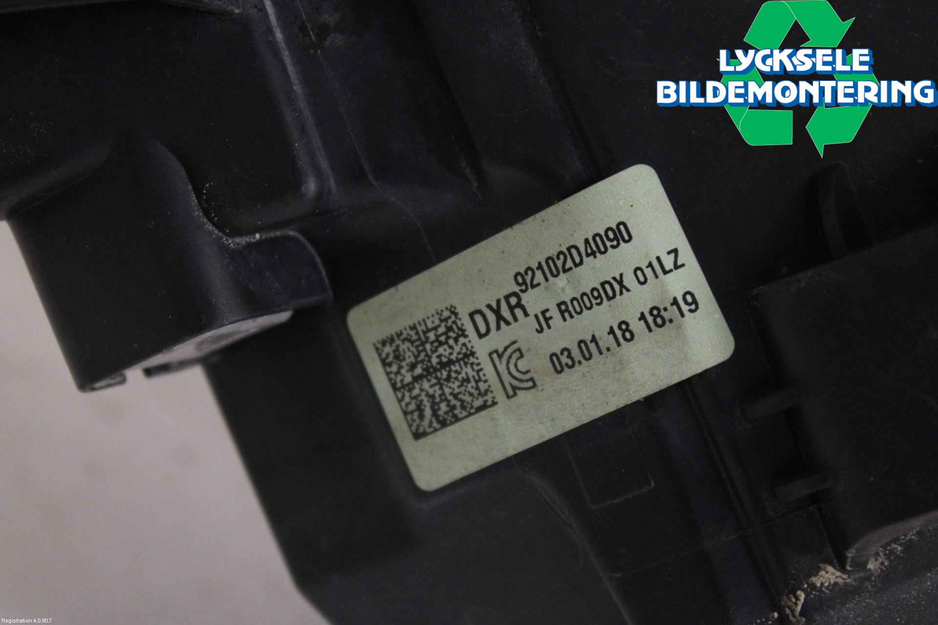 Kia OPTIMA 16-20 Strålkastare Höger