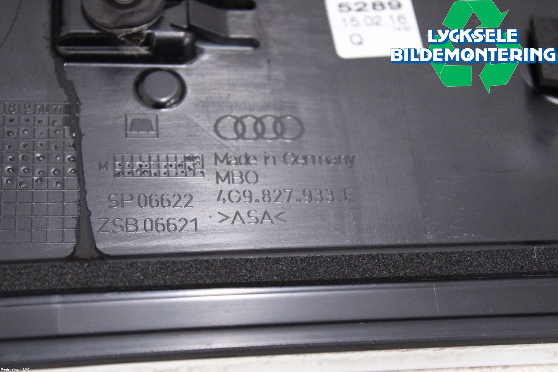 Audi A6 ALLROAD 12-18 Spoiler Baklucka