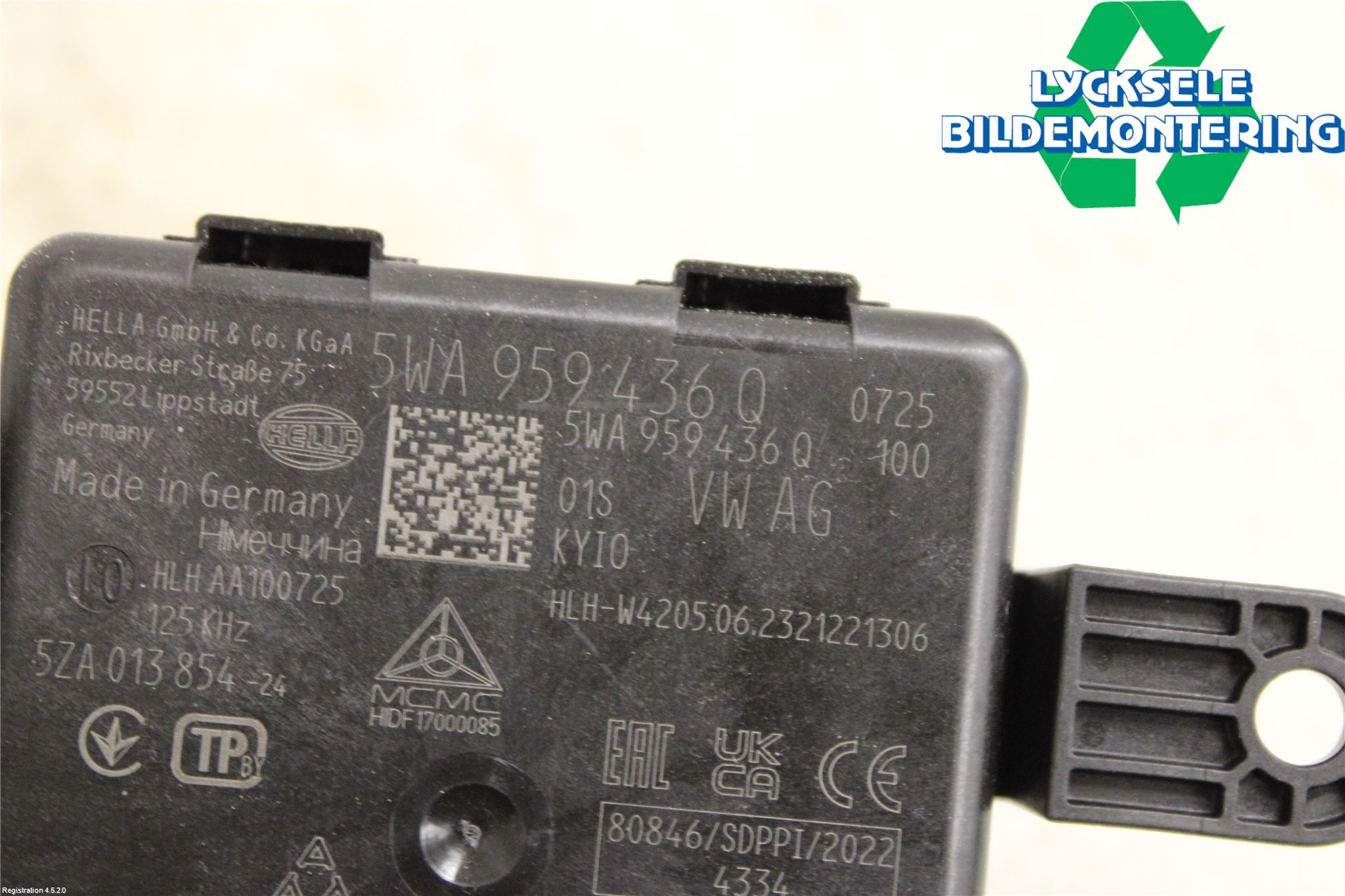 Skoda ENYAQ iV 21- Styrenhet Nyckellöst System