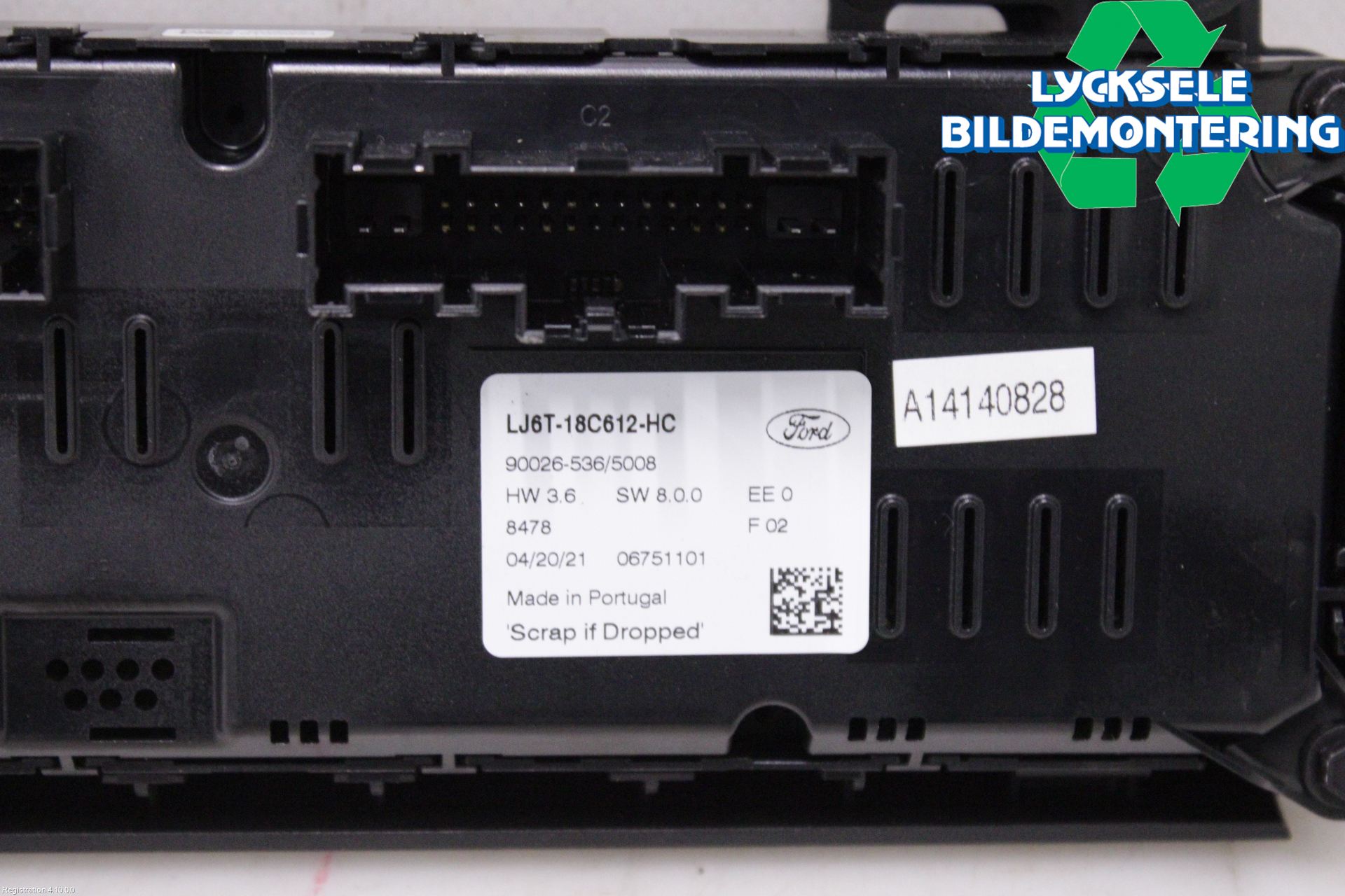 Ford KUGA/KUGA PHEZ/FHEV 20- Ac Styrenhet Ac Manöveren