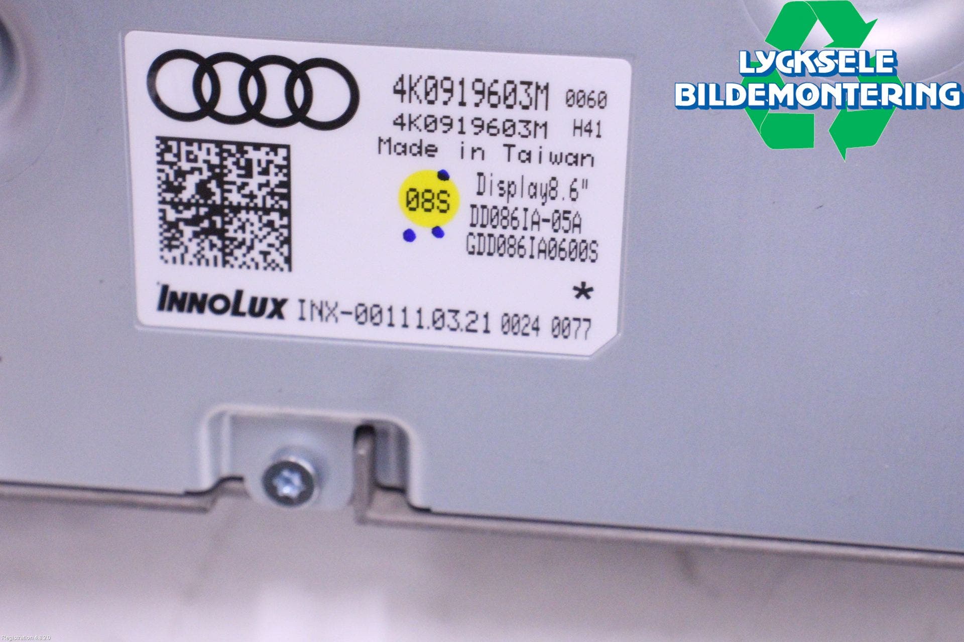 Audi A6 F2/C8 19- Bildskärm