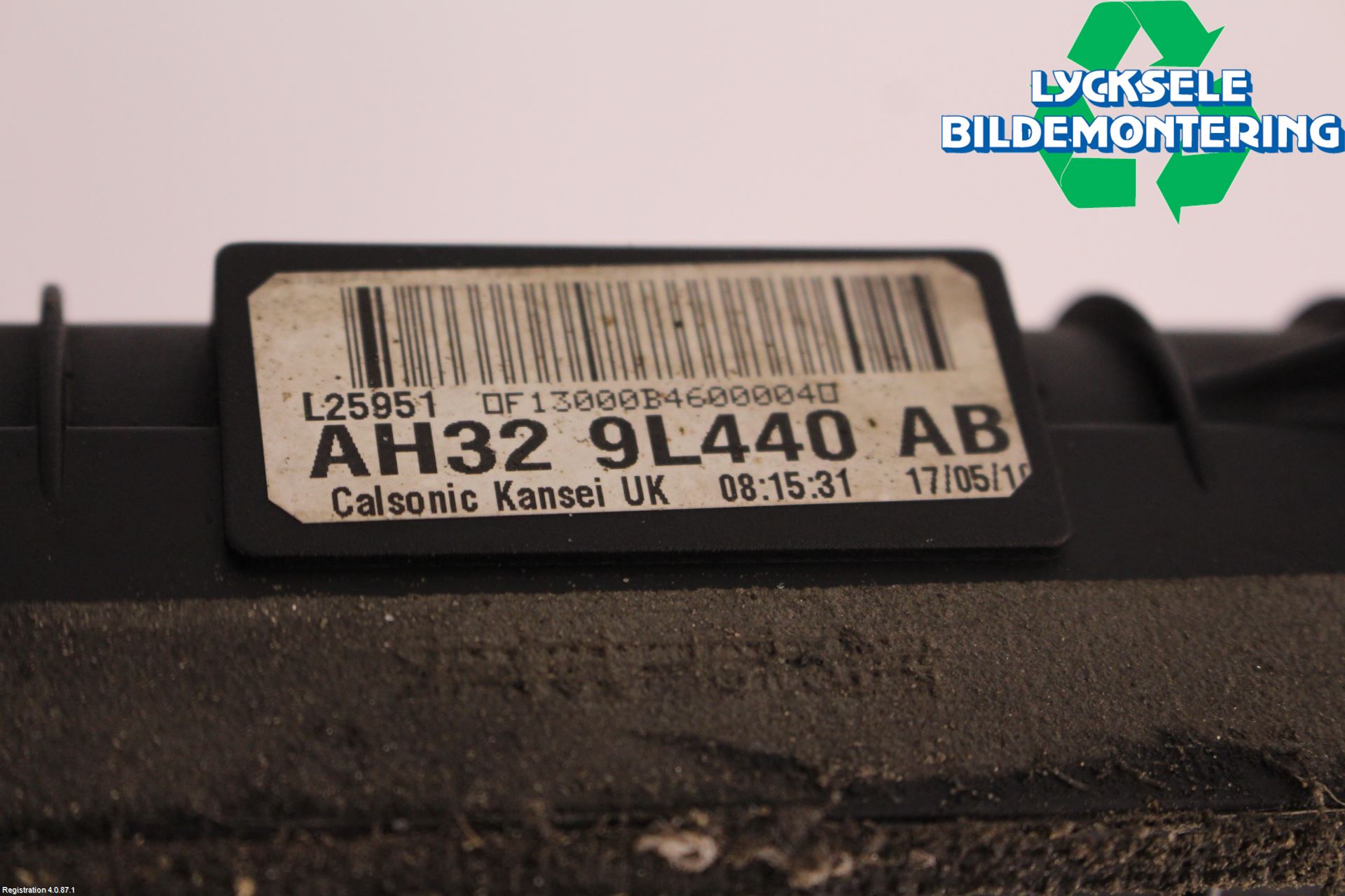 Landrover RANGE ROVER SPORT (L320) 10-13 Laddluft-Intercooler Kyl