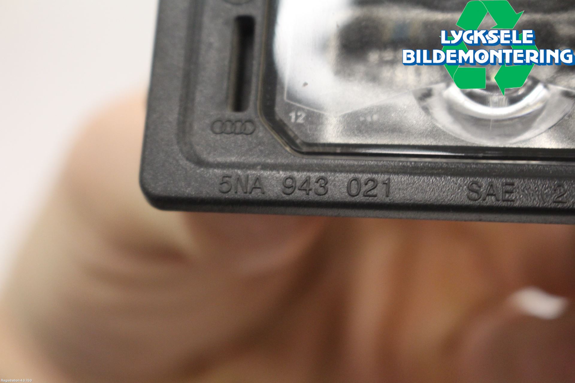 Audi A6 F2/C8 19- Skylt Belysning