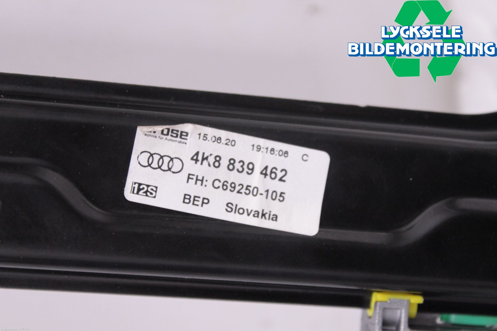 Audi A7 Sportback 4K 18- Fönsterhissmekanism