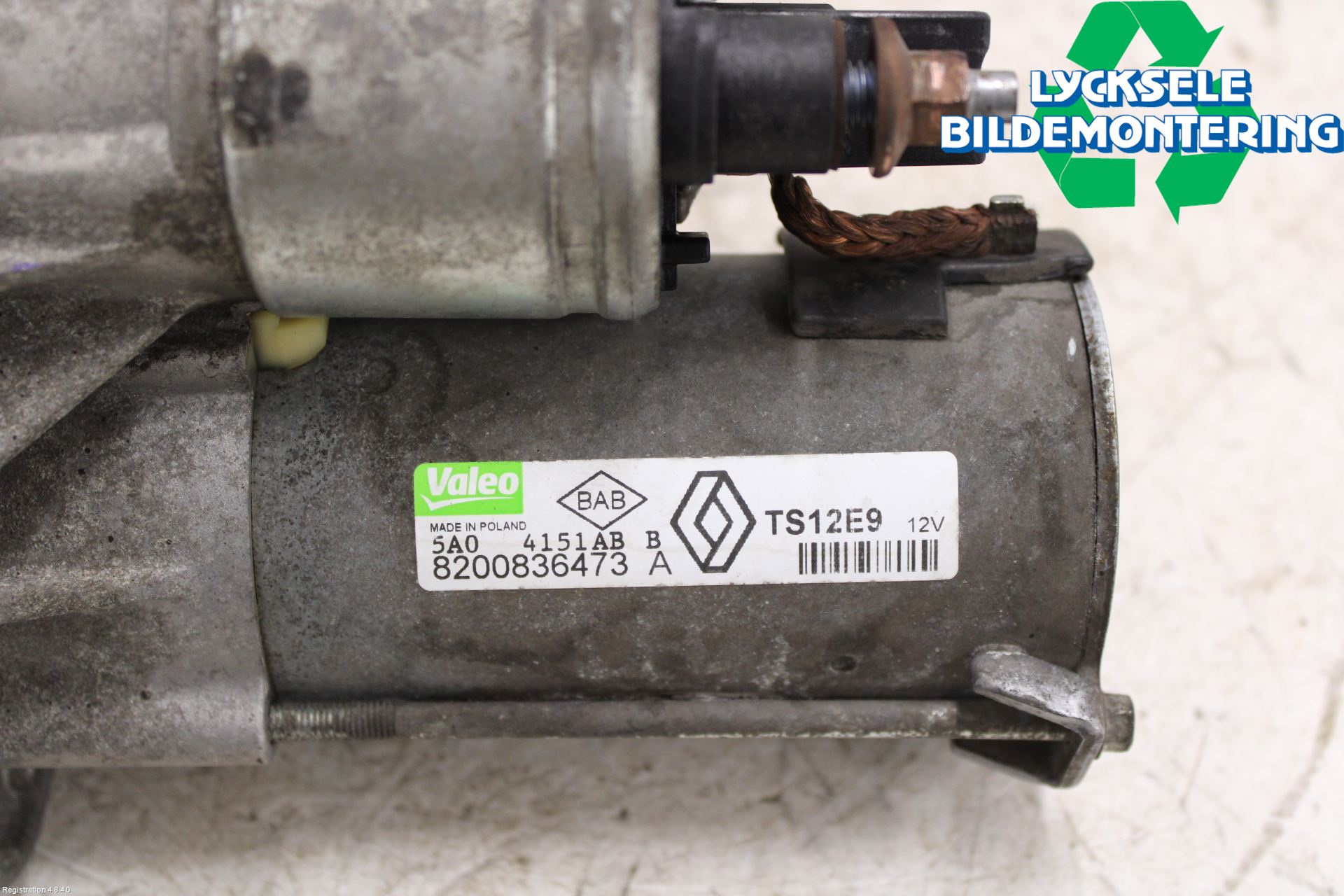 Dacia LOGAN PICK-UP Startmotor Diesel