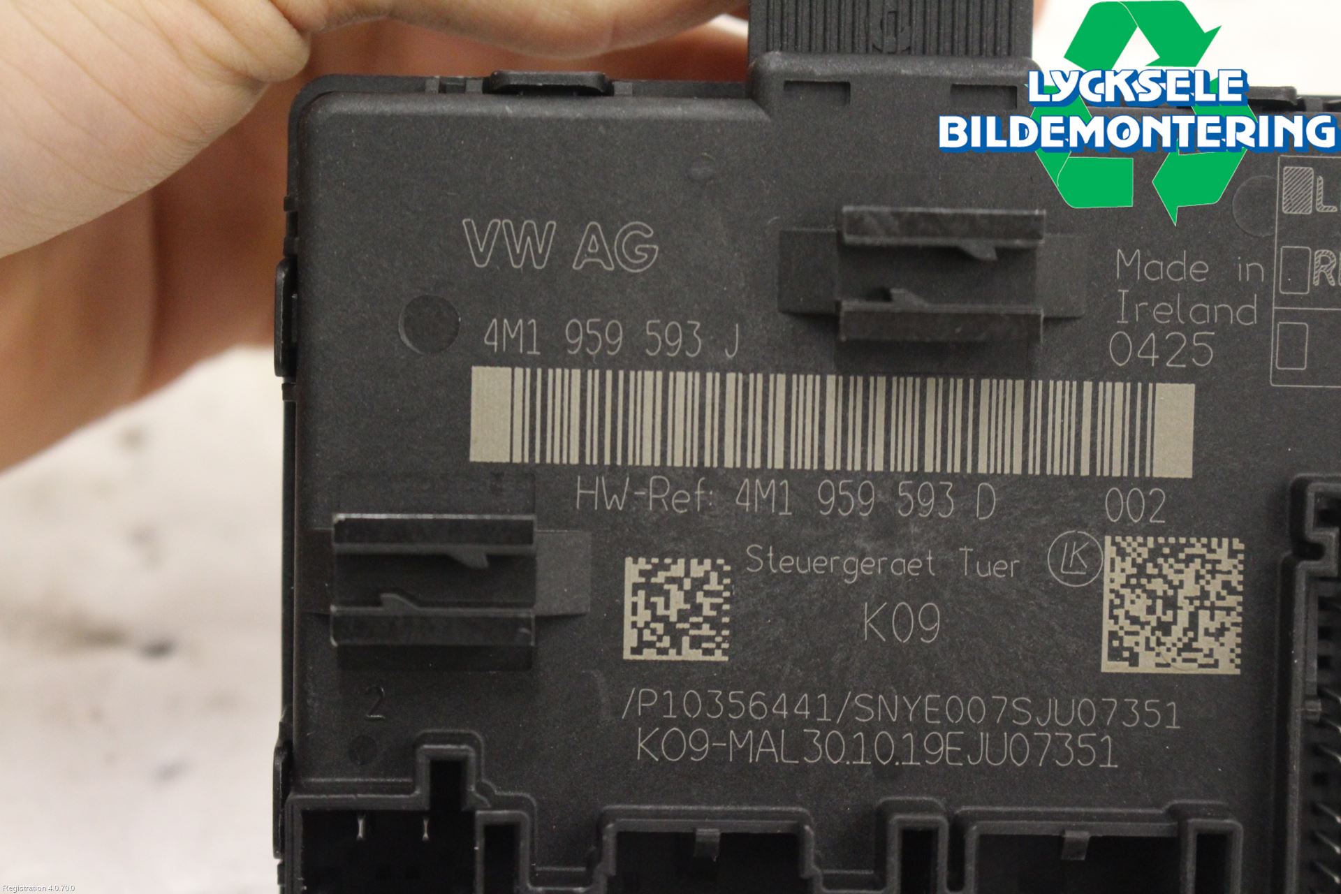 Audi A6 F2/C8 19- Styrenhet Dörr