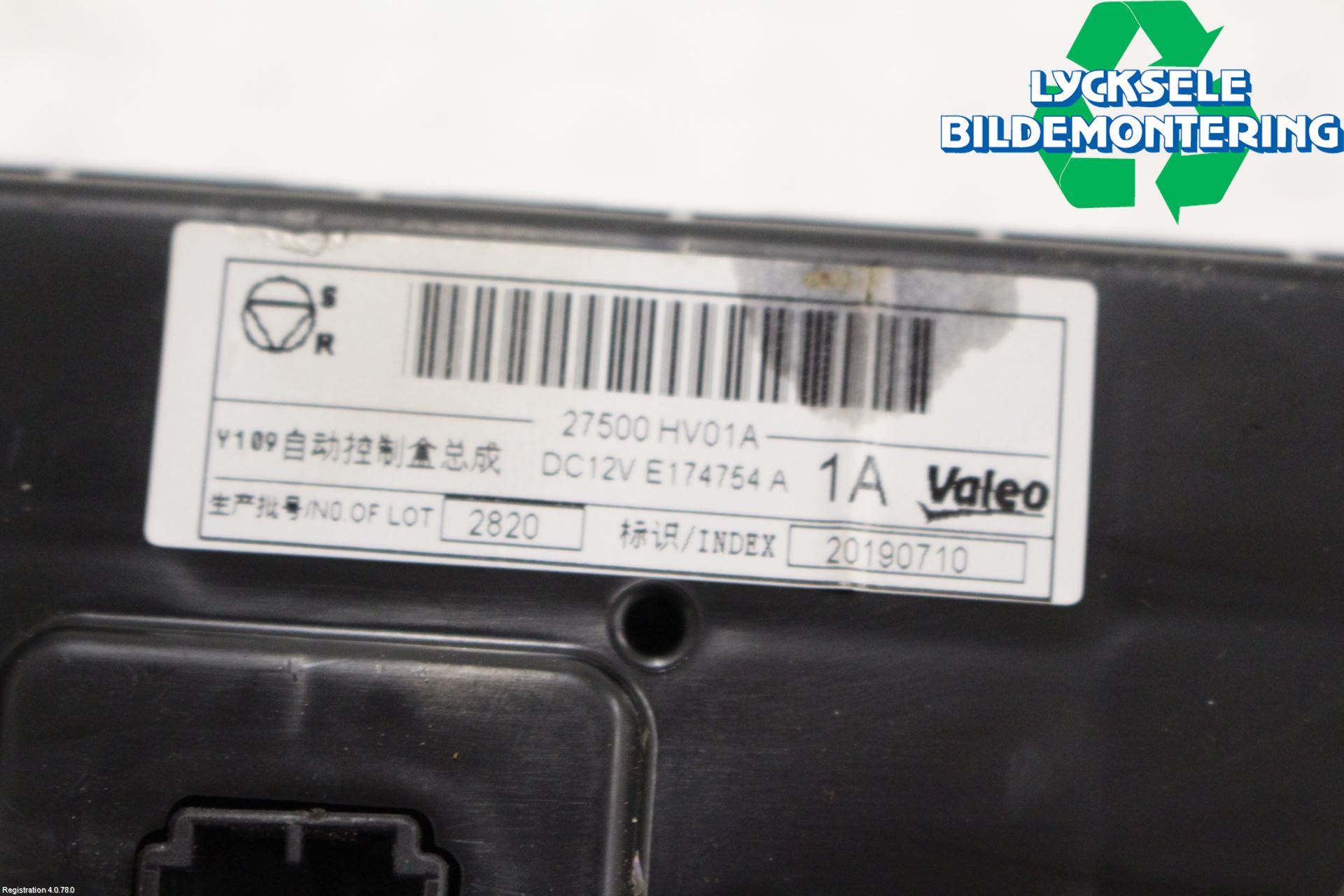 Nissan QASHQAI 17-21 Ac Styrenhet Ac Manöveren
