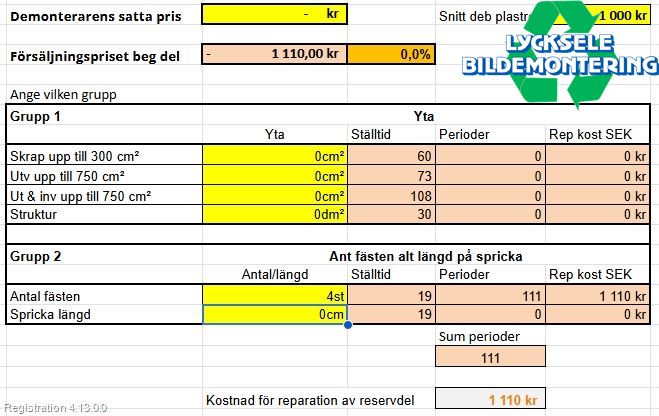 Hyundai i40 16-18 Stötfångarbeklädnad Bak
